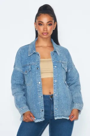 All Bling Everything Denim Jacket