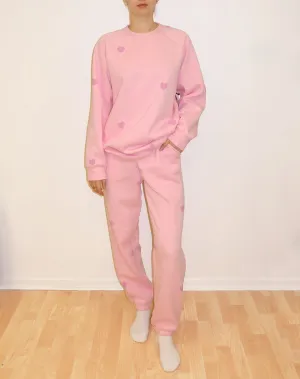 All Over Heart Oversized Joggers