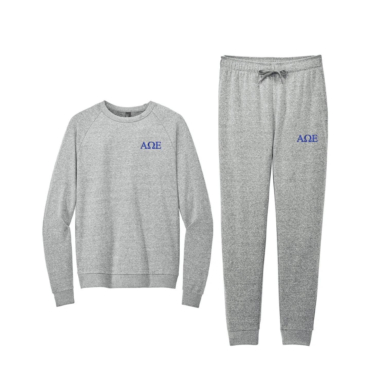 Alpha Omega Epsilon Tri Fleece Jogger Set