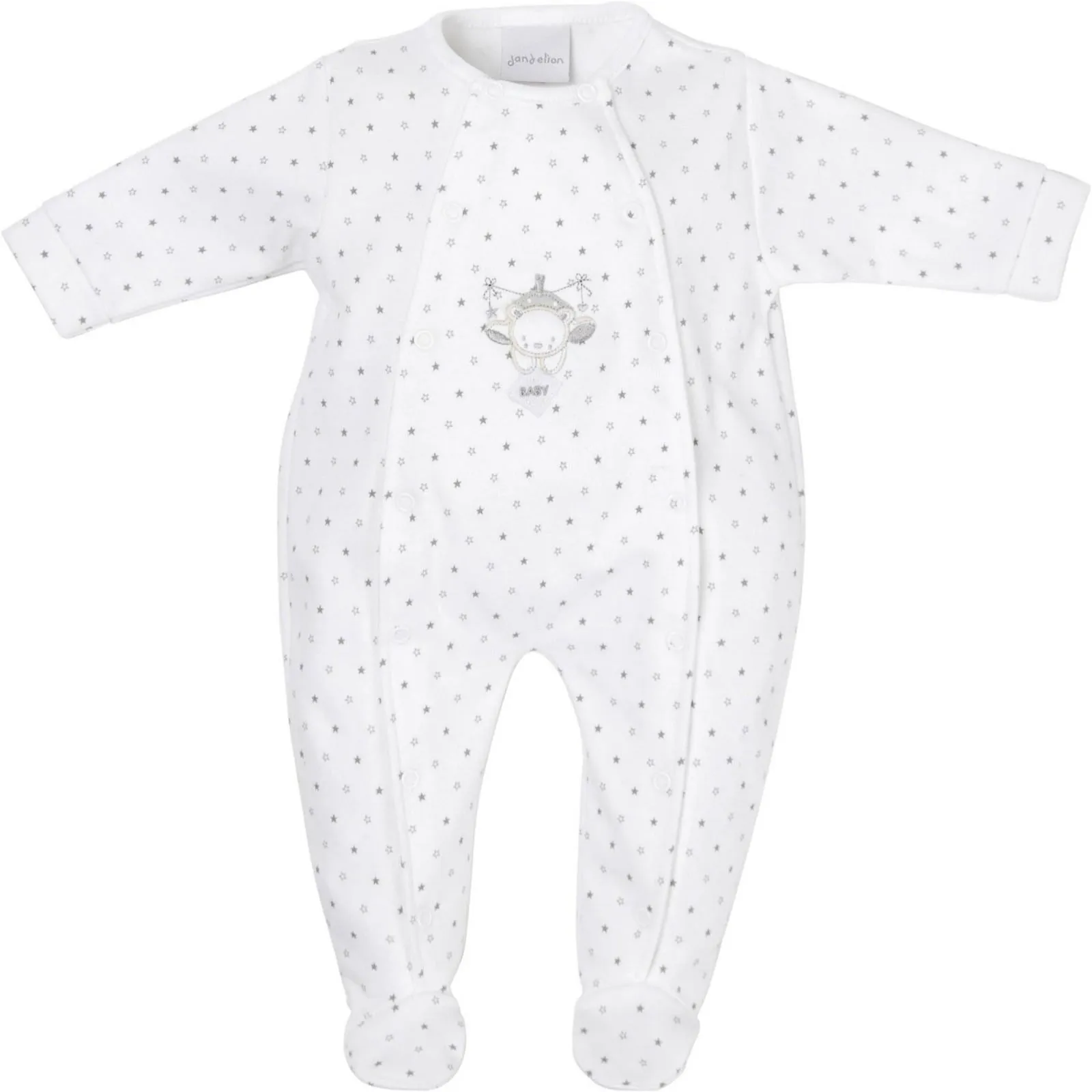 Baby Bear Star Printed Onesie