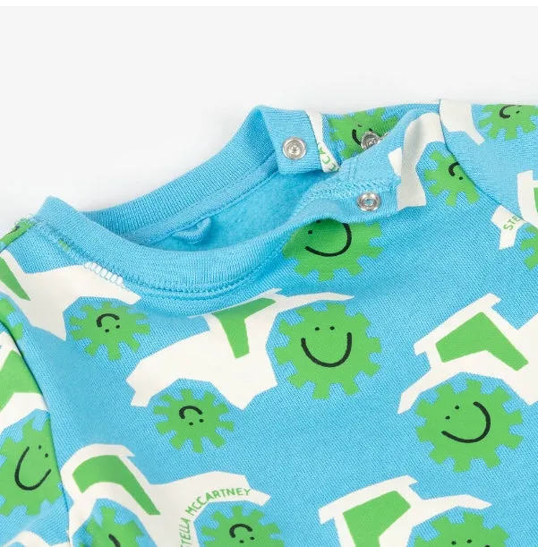 BABY BOY SMILING TRACTORS TRACKSUIT