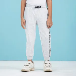 Baby Boys Joggers- Grey Melange