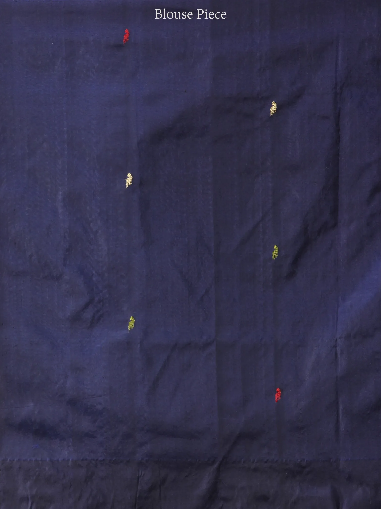 Banarasee Katan Silk Saree With Zari Work - Brown Blue Gold Green - S031704321