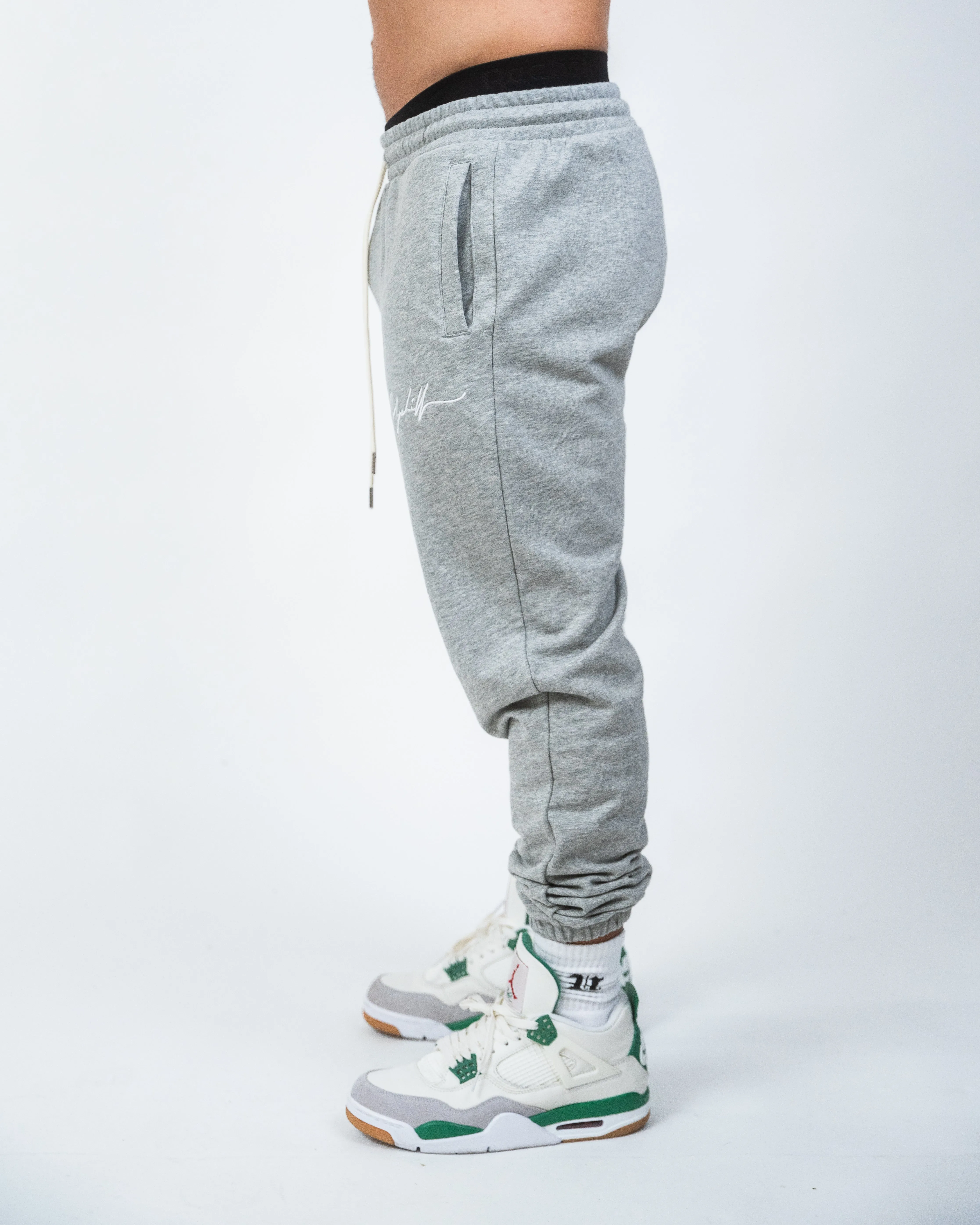 Basic Joggers Heather Gray