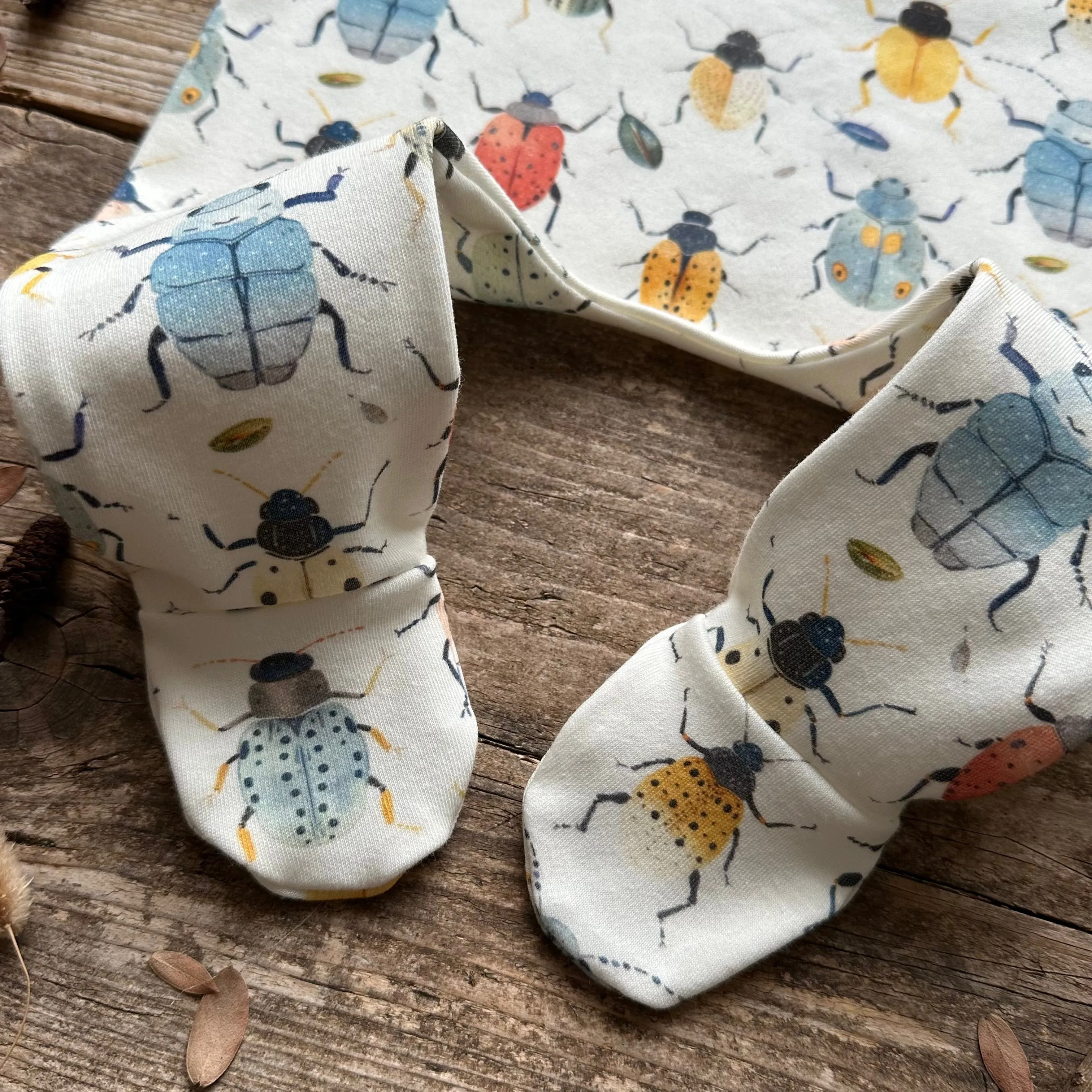 Beetles   Bugs Footed Romper
