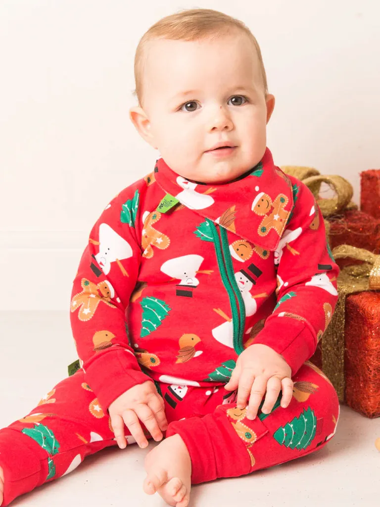 BLADE & ROSE Snowman Christmas - Zip-Up Romper