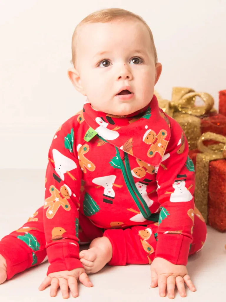 BLADE & ROSE Snowman Christmas - Zip-Up Romper