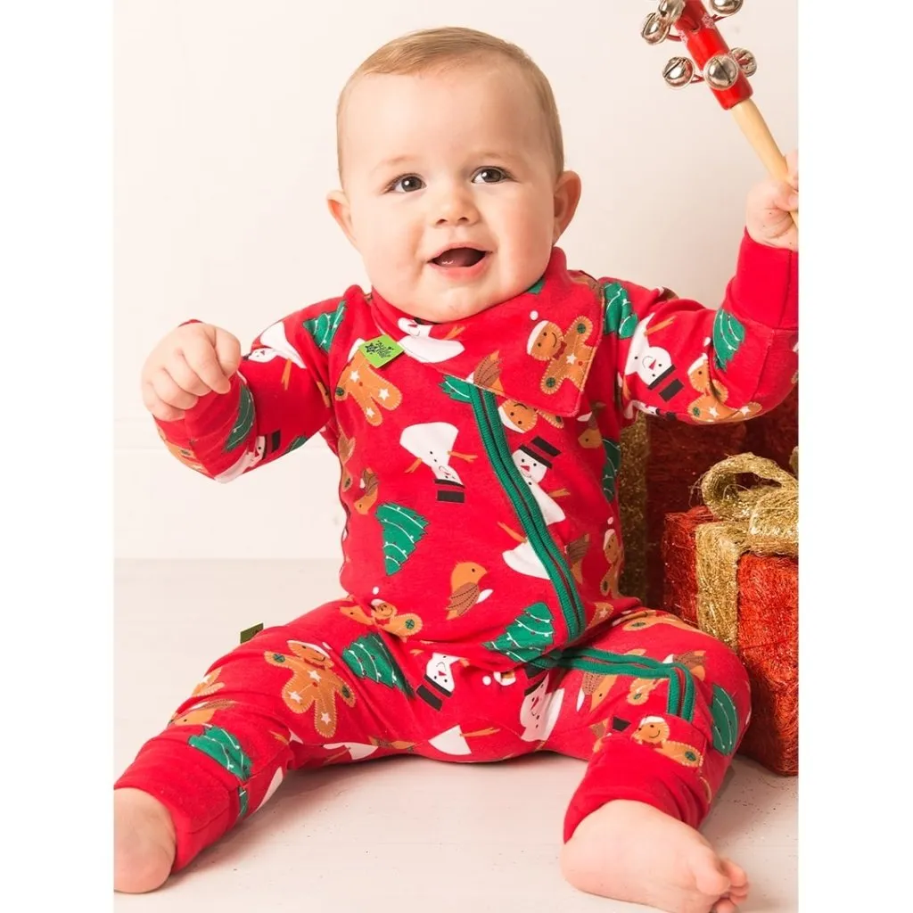 BLADE & ROSE Snowman Christmas - Zip-Up Romper