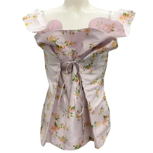 Brock Collection Lilac Multi Tyler Floral Corset Top