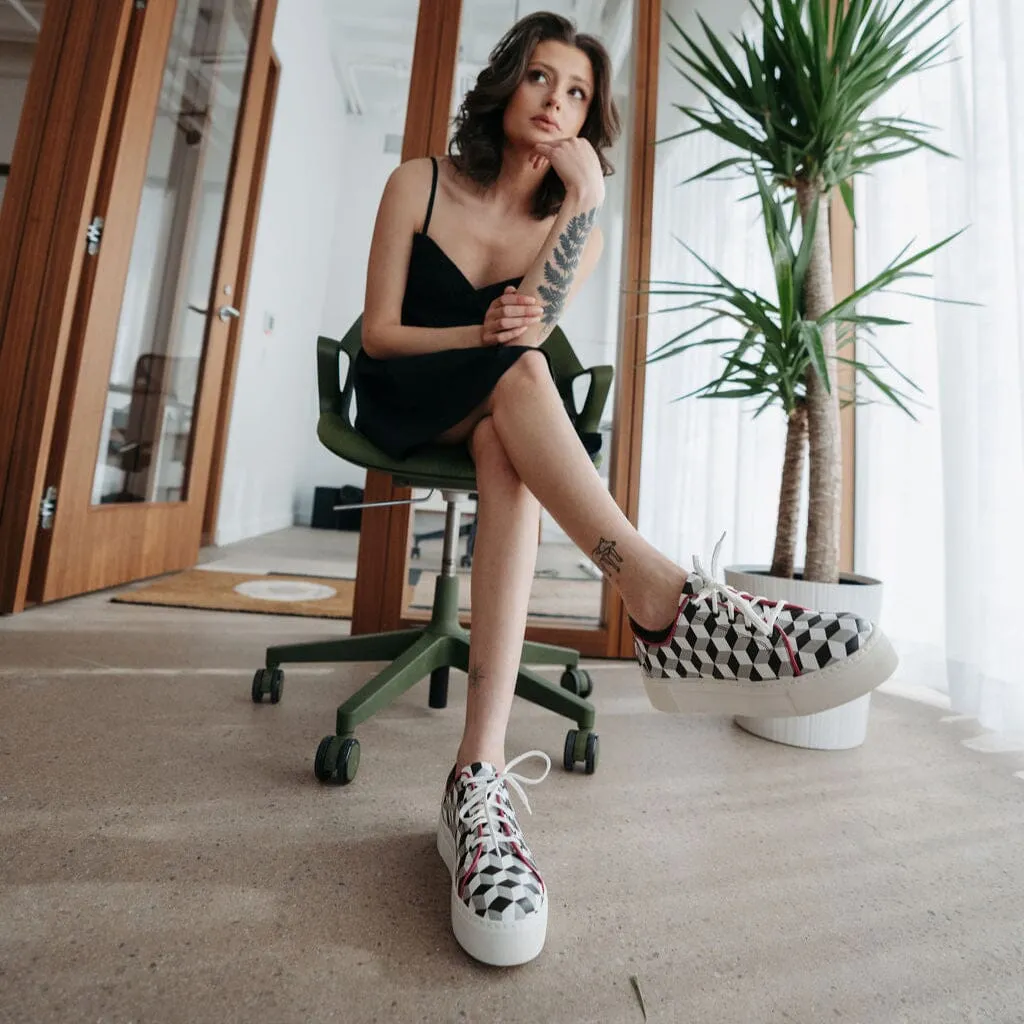 Camila - Black & White Cubics