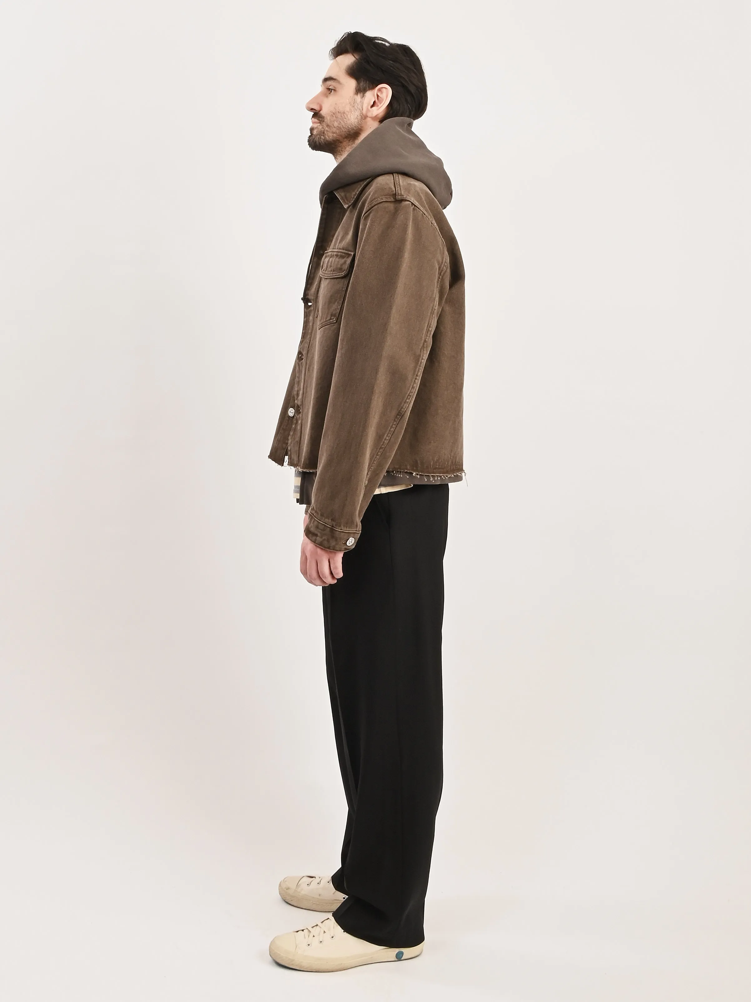 Choco Overdye Cut Rebirth Jacket