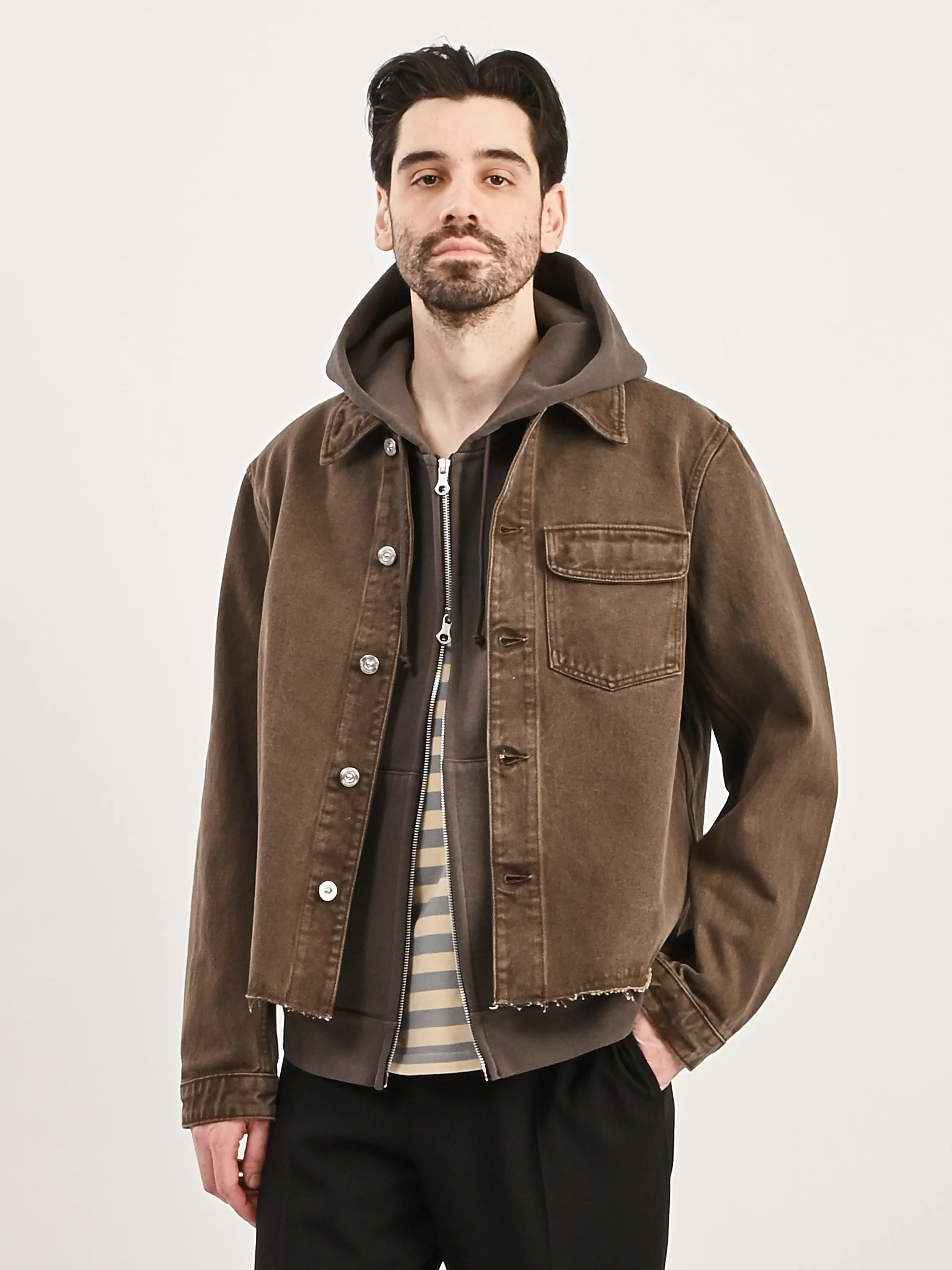 Choco Overdye Cut Rebirth Jacket