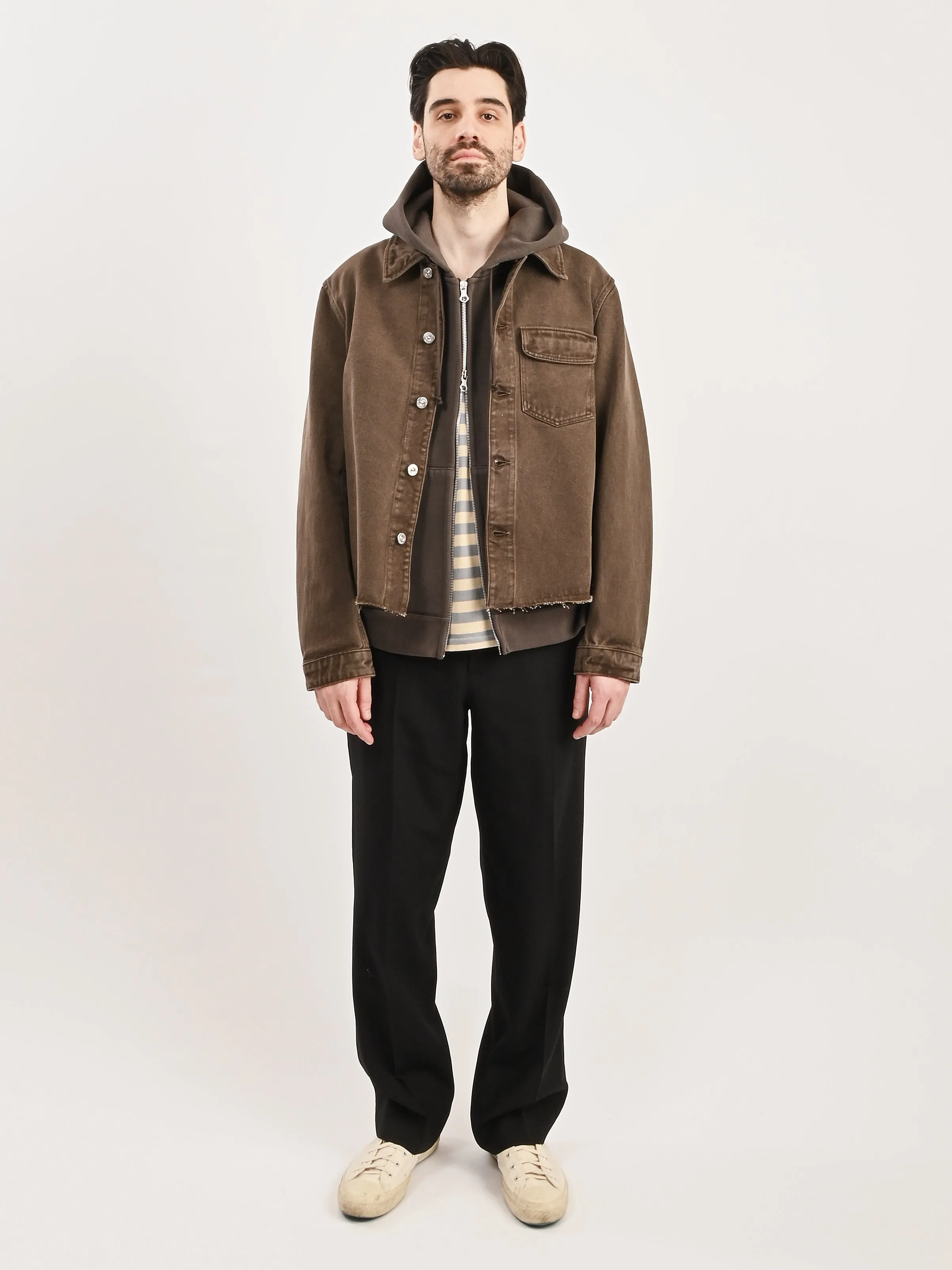 Choco Overdye Cut Rebirth Jacket