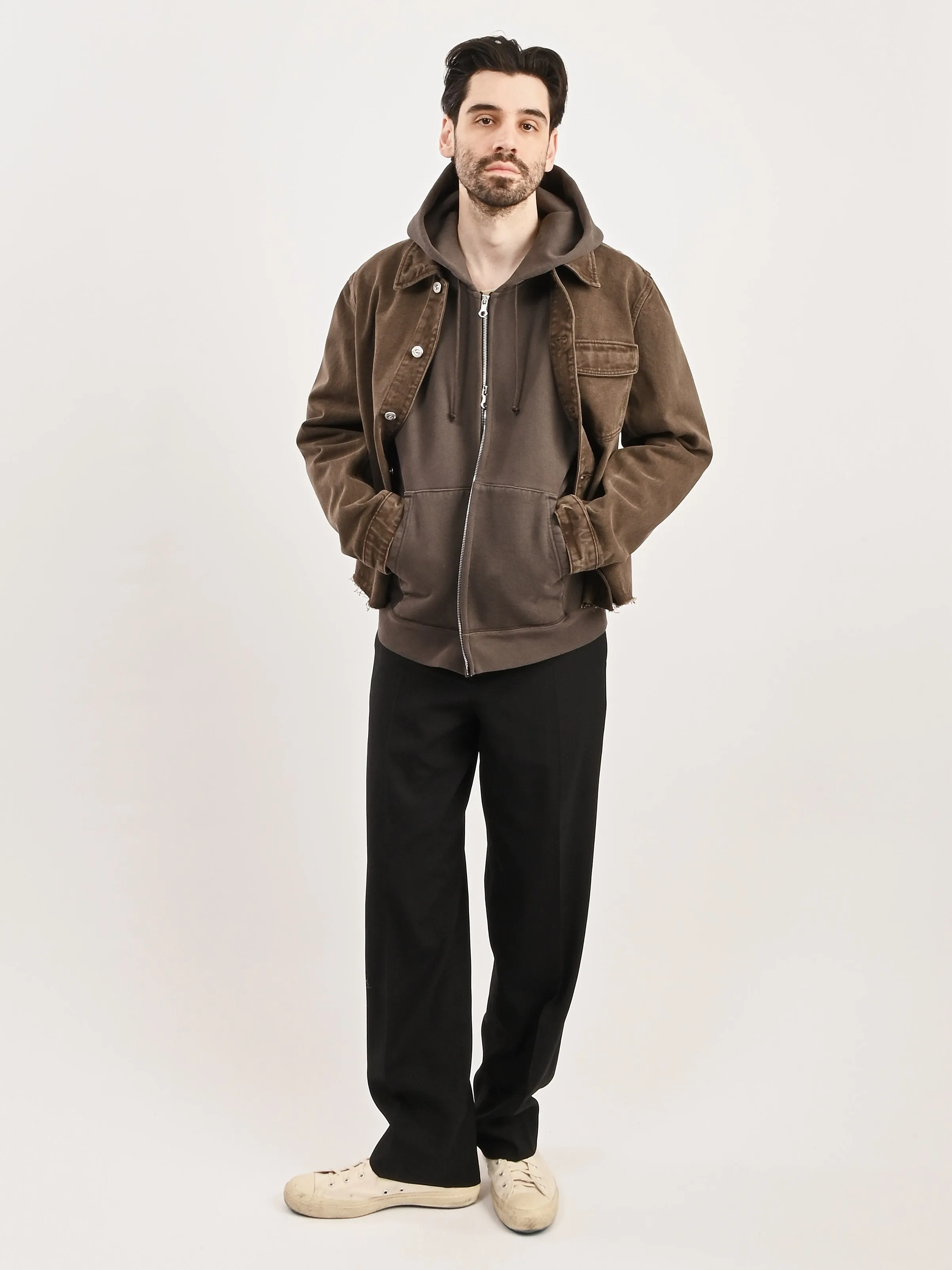 Choco Overdye Cut Rebirth Jacket