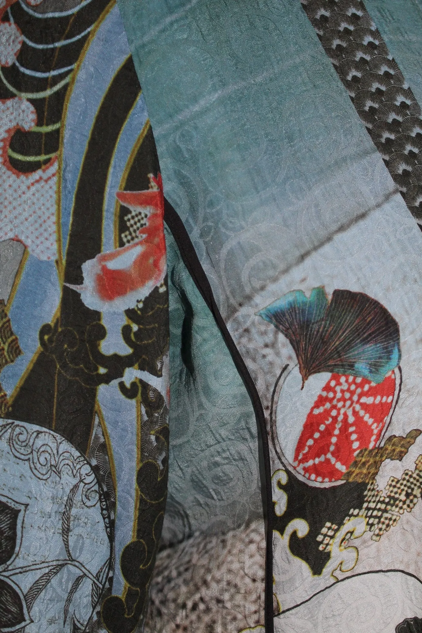 Citron Silk Cotton Print Blouse