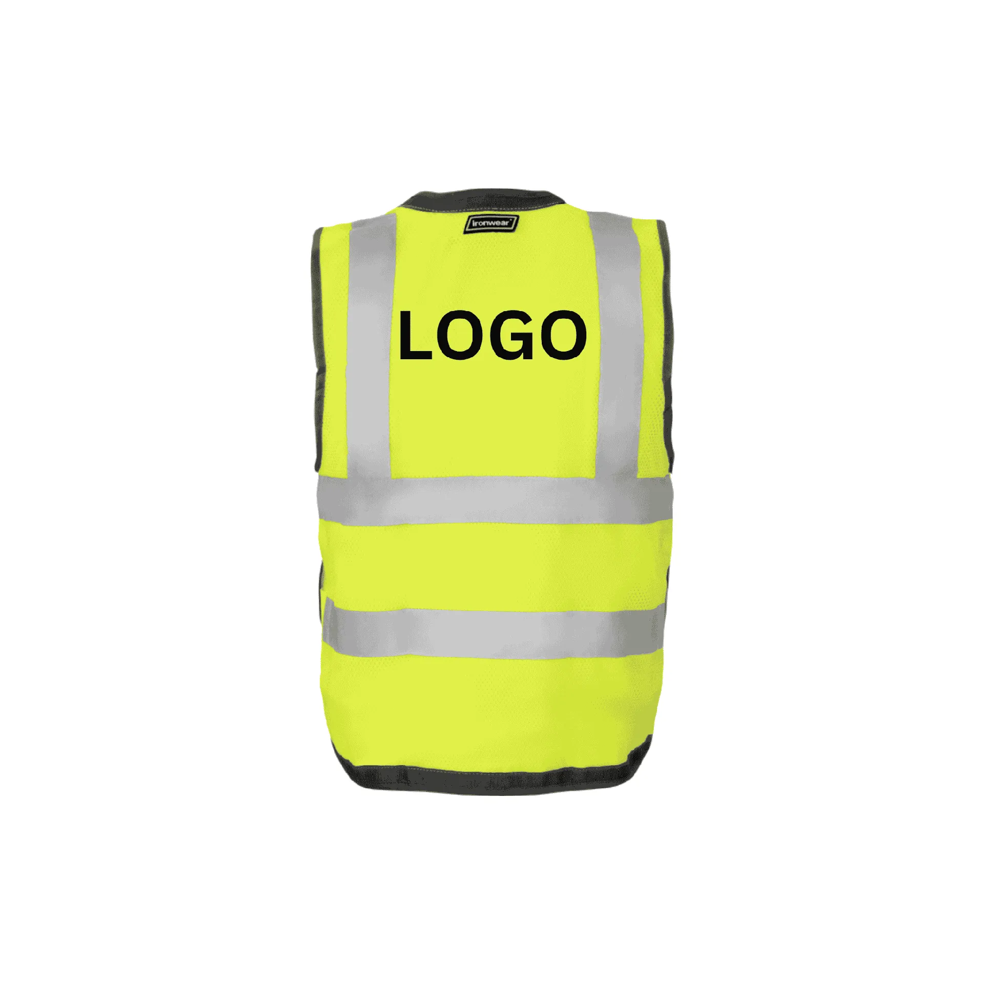 Class 2 Lime Snap Front and Side Closure Vest