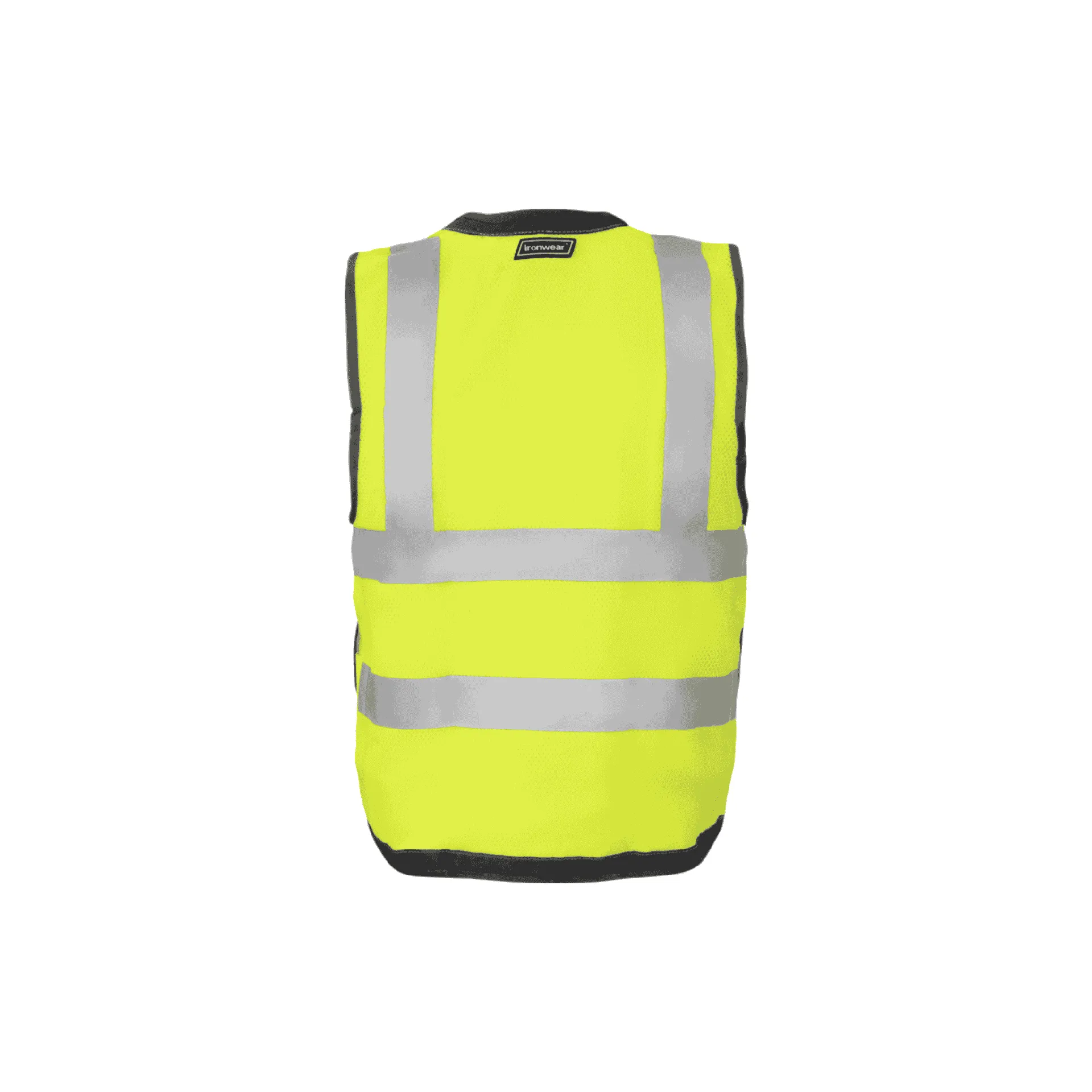 Class 2 Lime Snap Front and Side Closure Vest