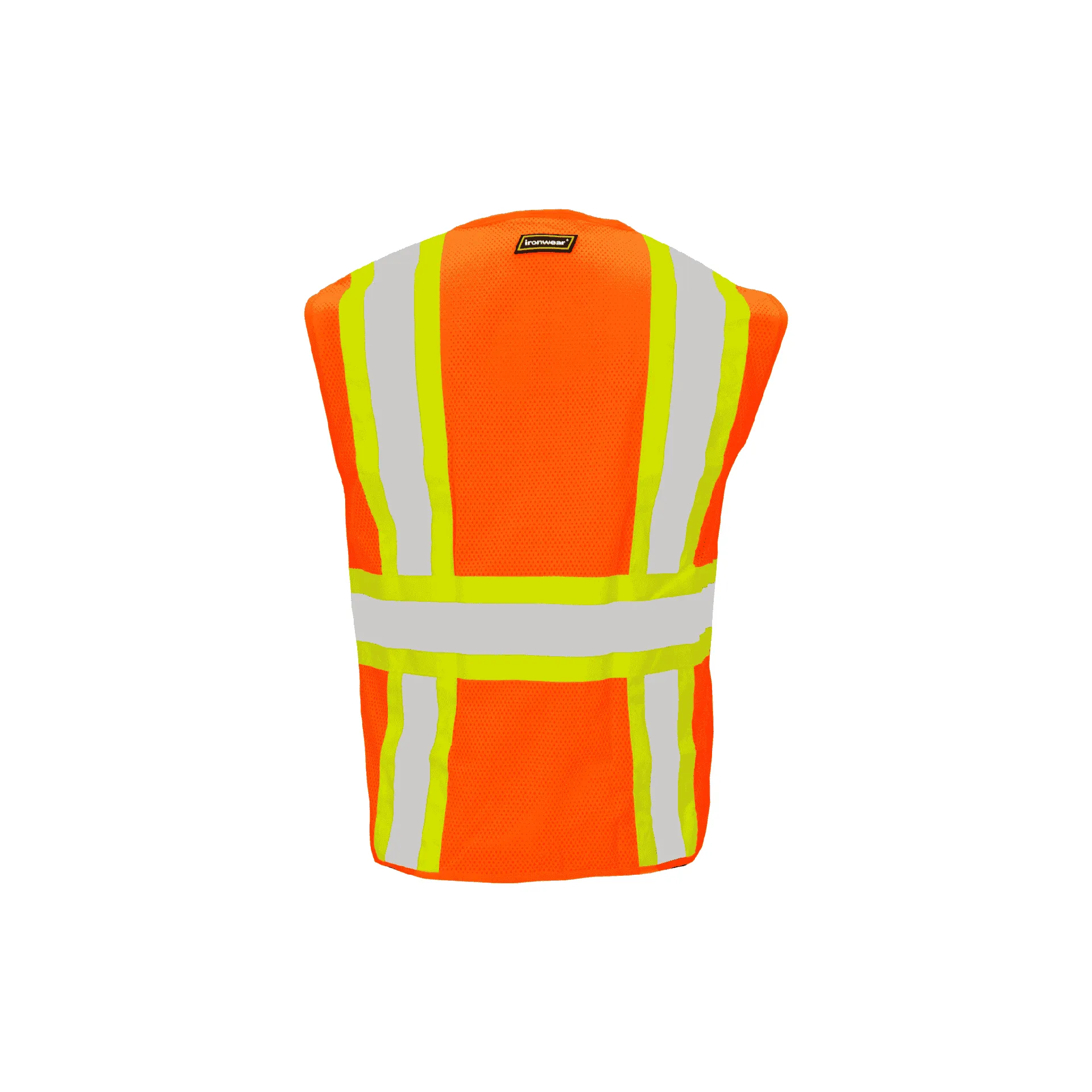 Class 2 Type R FR Safety Vest (Orange) - Zipper Closure