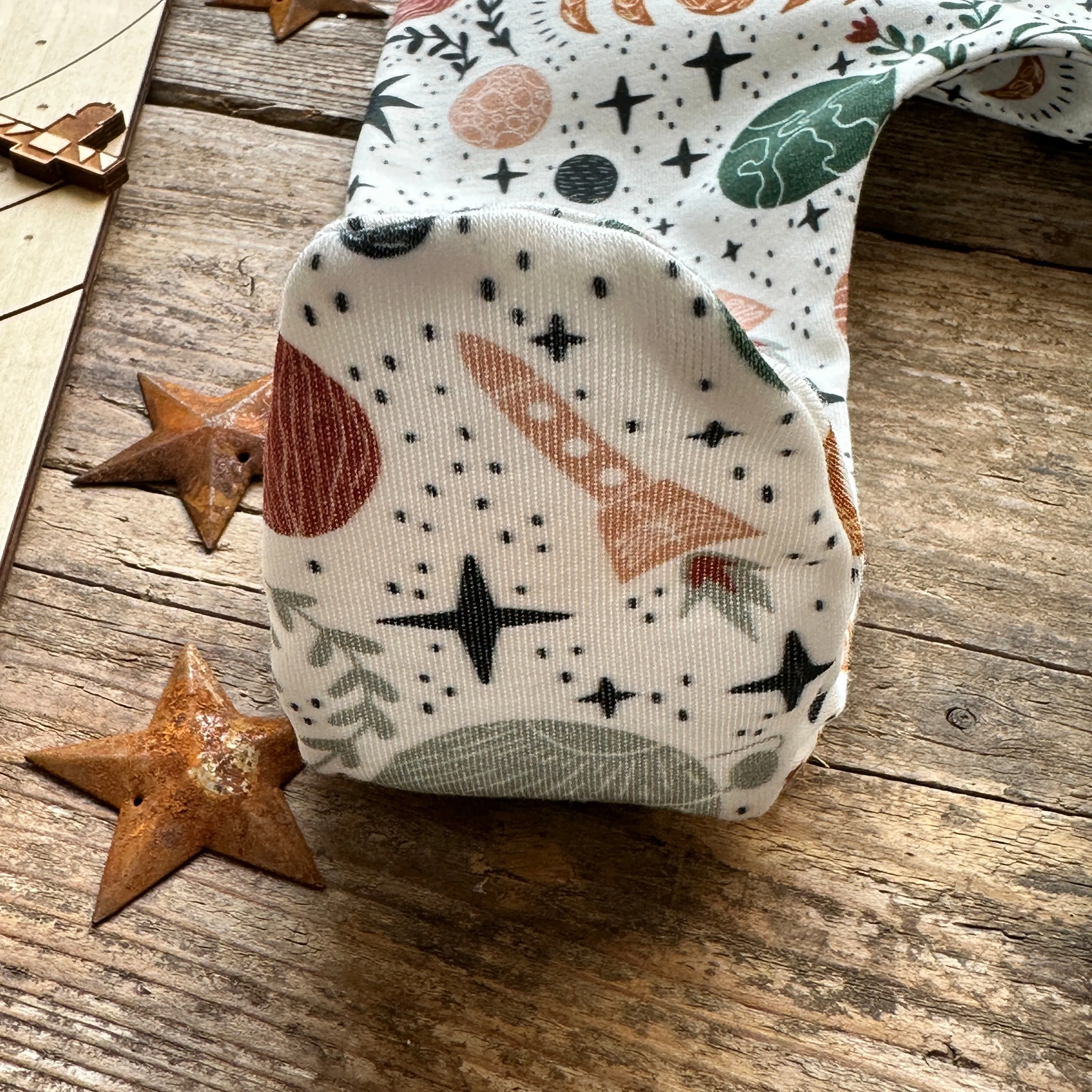 Cosmic Footed Romper | Ready To Post