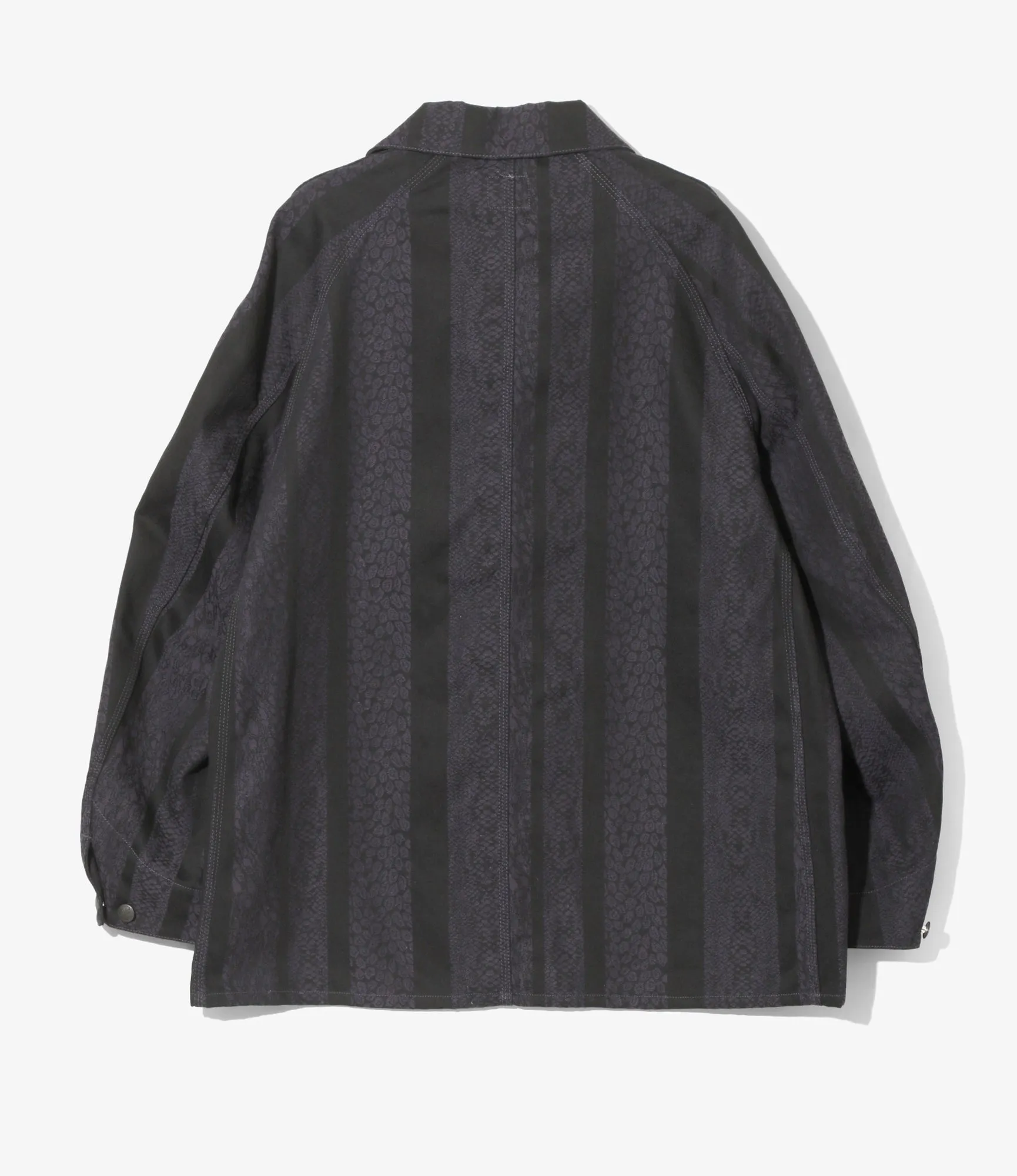 Coverall- 10oz Denim / Python Jacquard