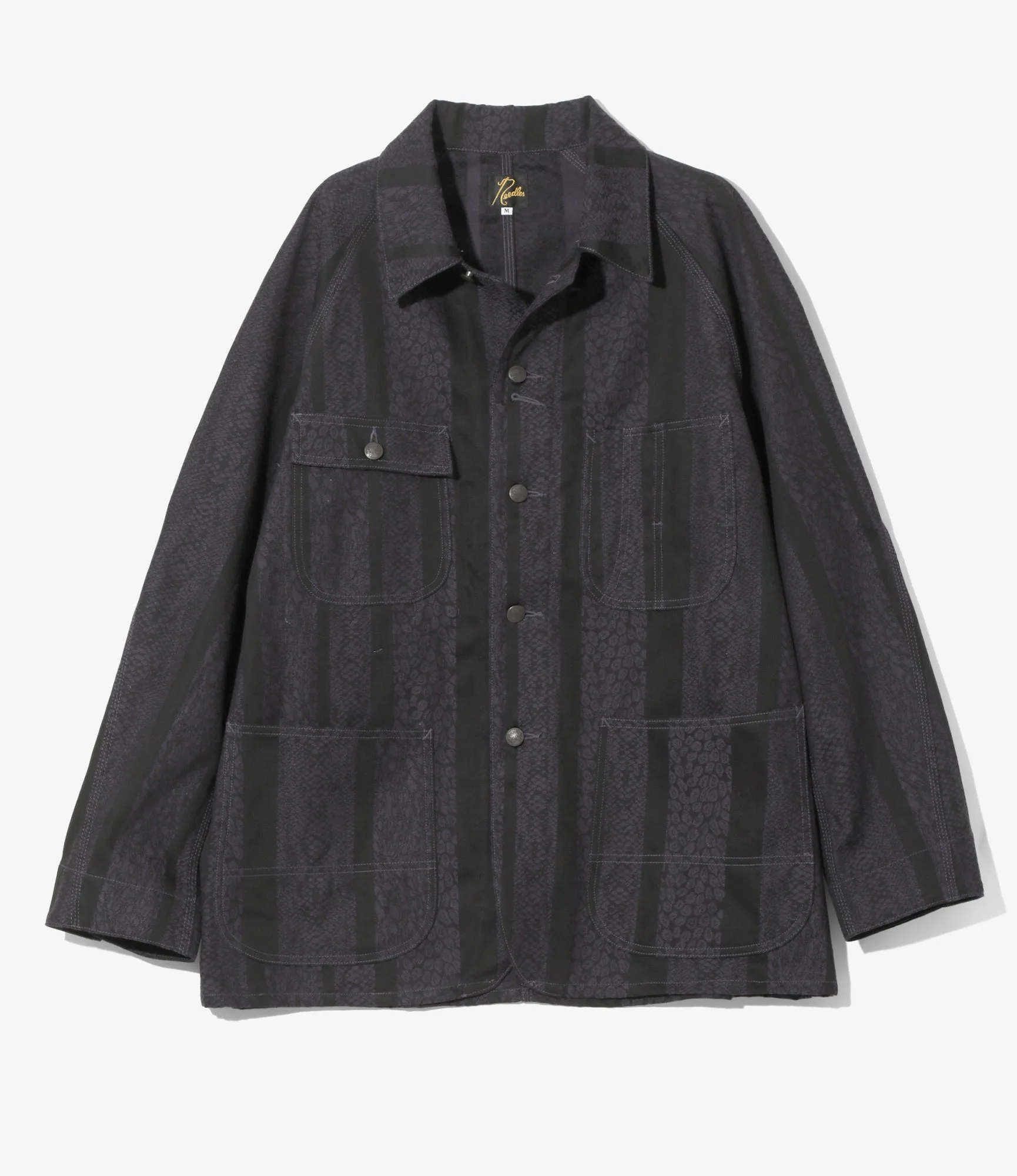 Coverall- 10oz Denim / Python Jacquard