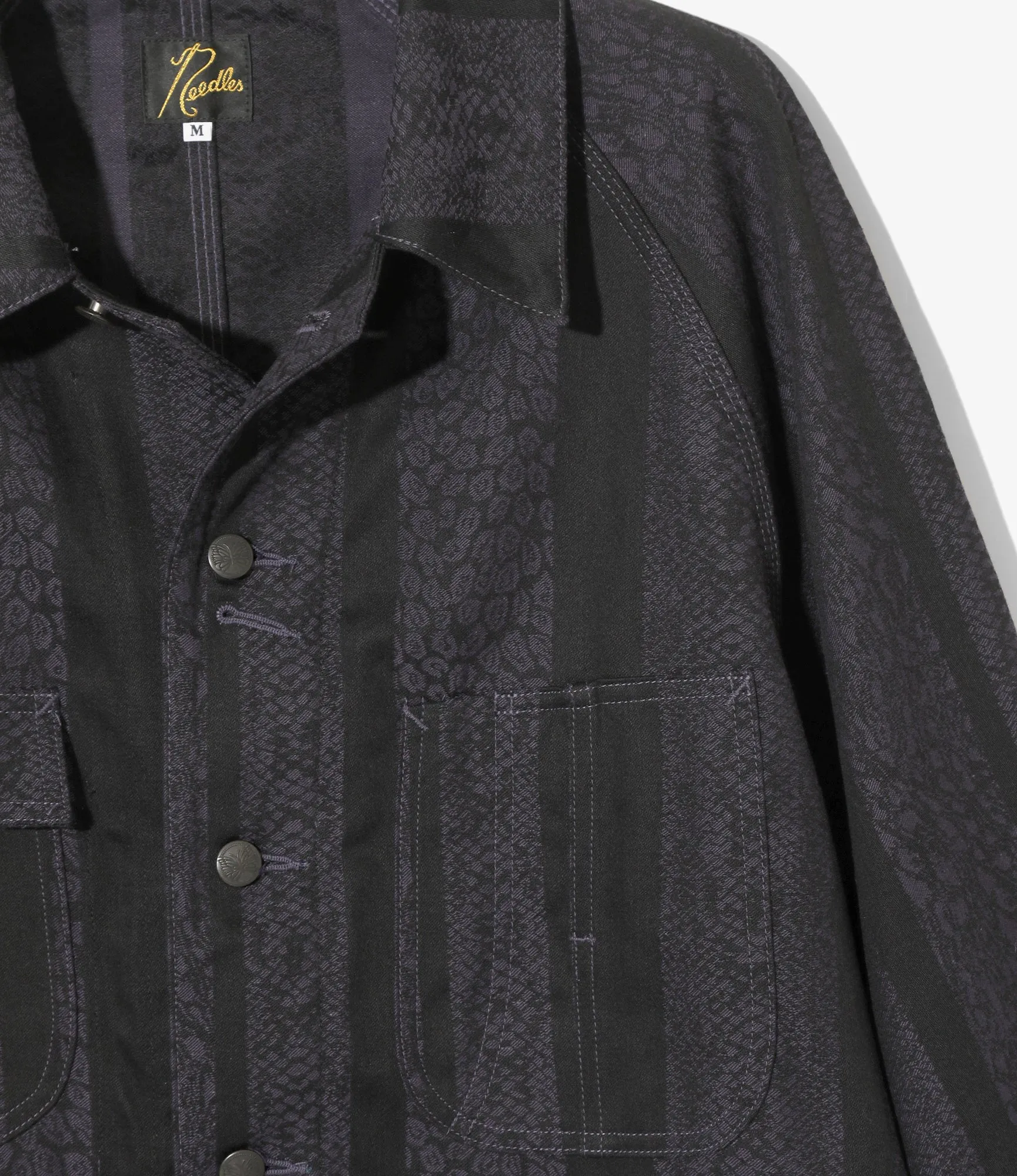 Coverall- 10oz Denim / Python Jacquard