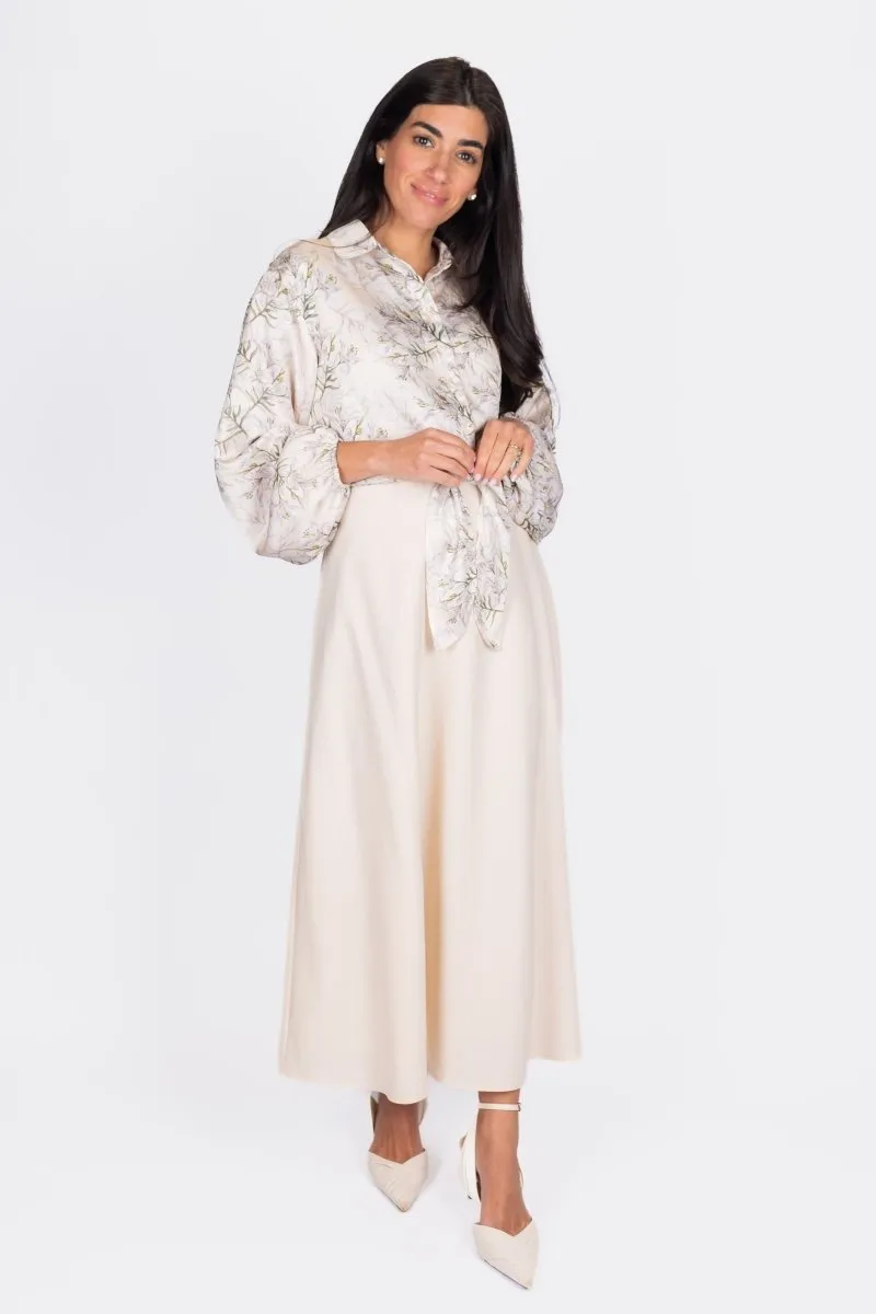 DAKOTA SKIRT (IVORY SOLID)