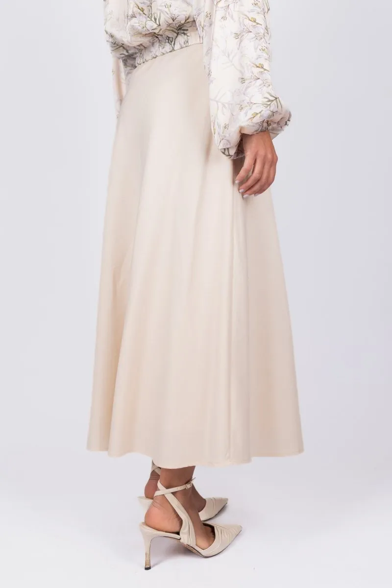 DAKOTA SKIRT (IVORY SOLID)