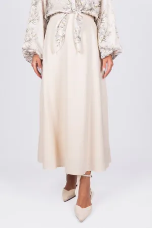 DAKOTA SKIRT (IVORY SOLID)