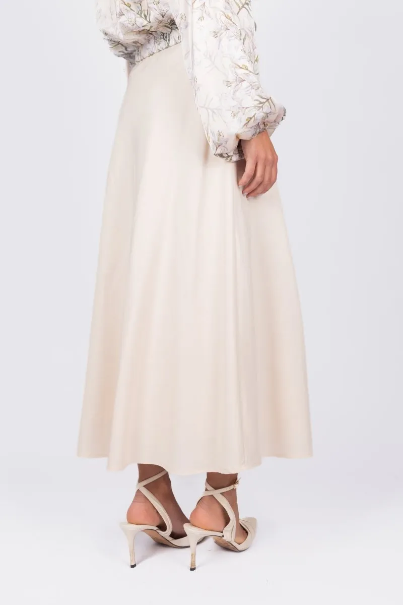 DAKOTA SKIRT (IVORY SOLID)