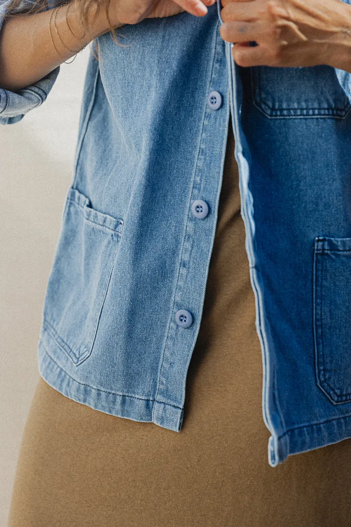 Denim Olympic Jacket