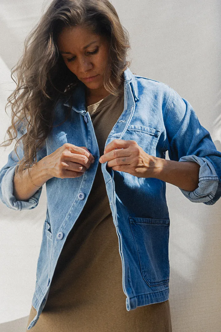 Denim Olympic Jacket