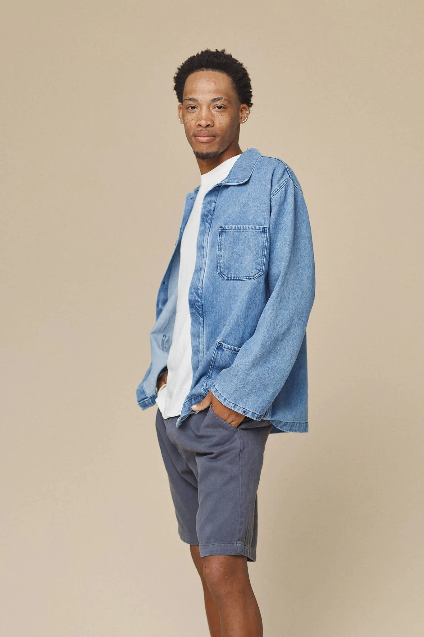 Denim Olympic Jacket