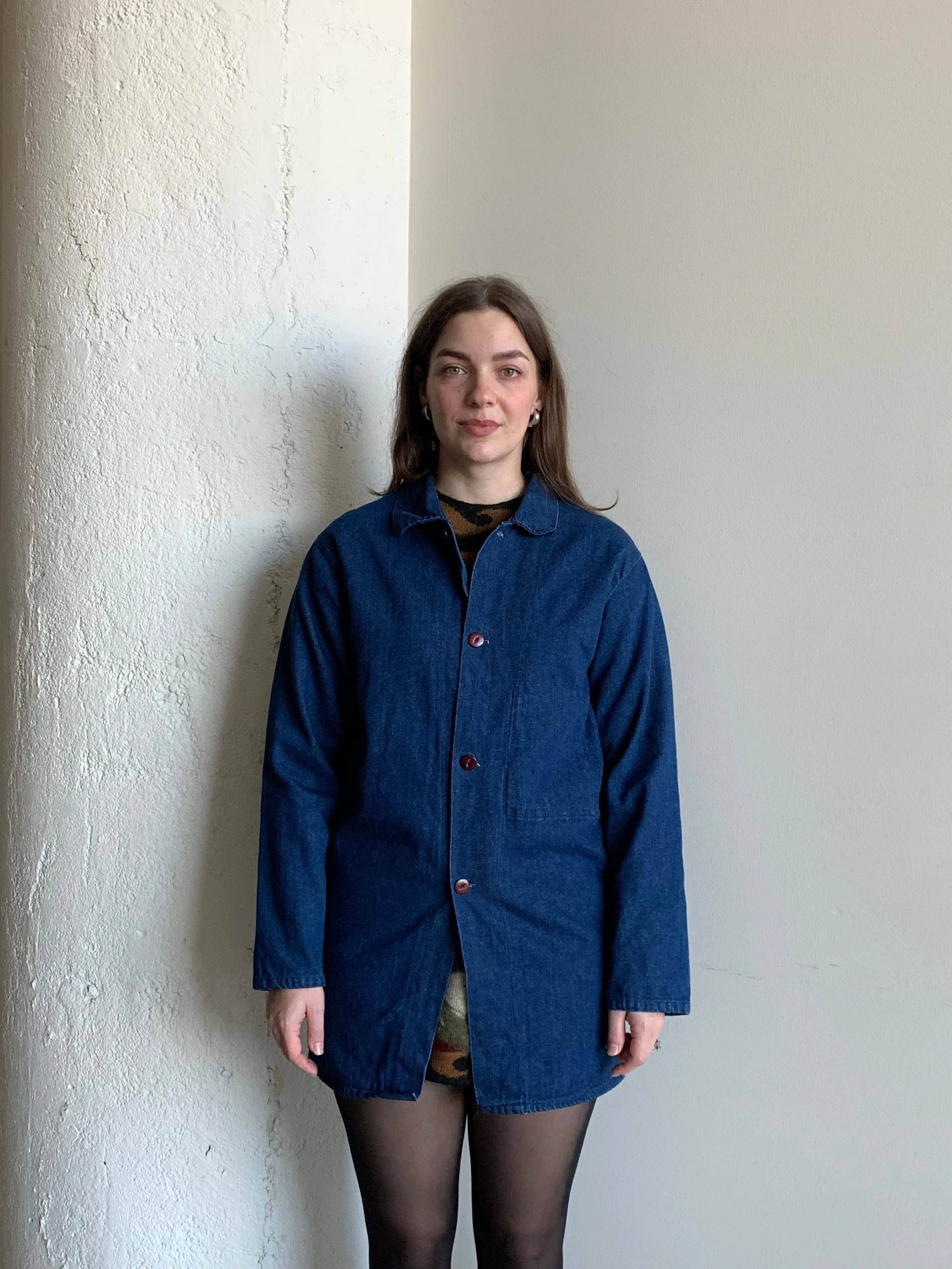 Denim work jacket