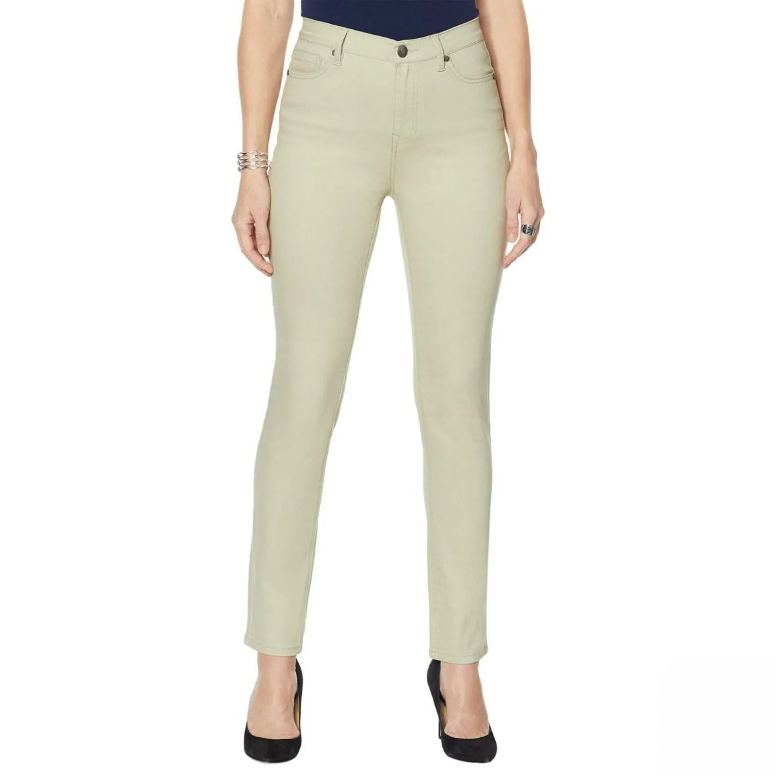DG2 by Diane Gilman Women's Classic Stretch Fashion Colors Skinny Jeans