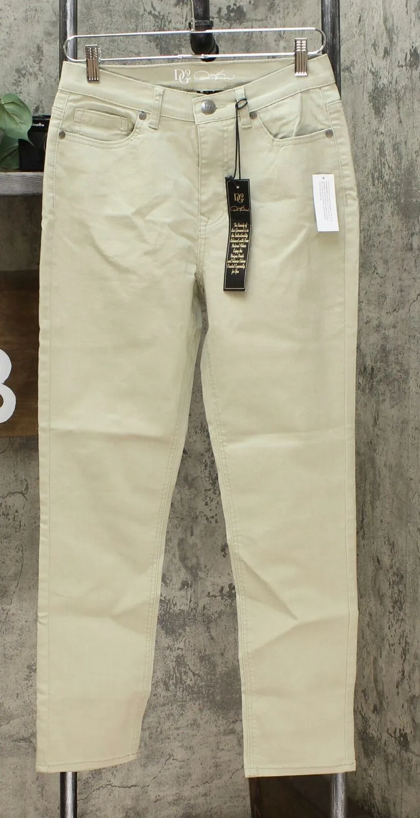 DG2 by Diane Gilman Women's Classic Stretch Fashion Colors Skinny Jeans
