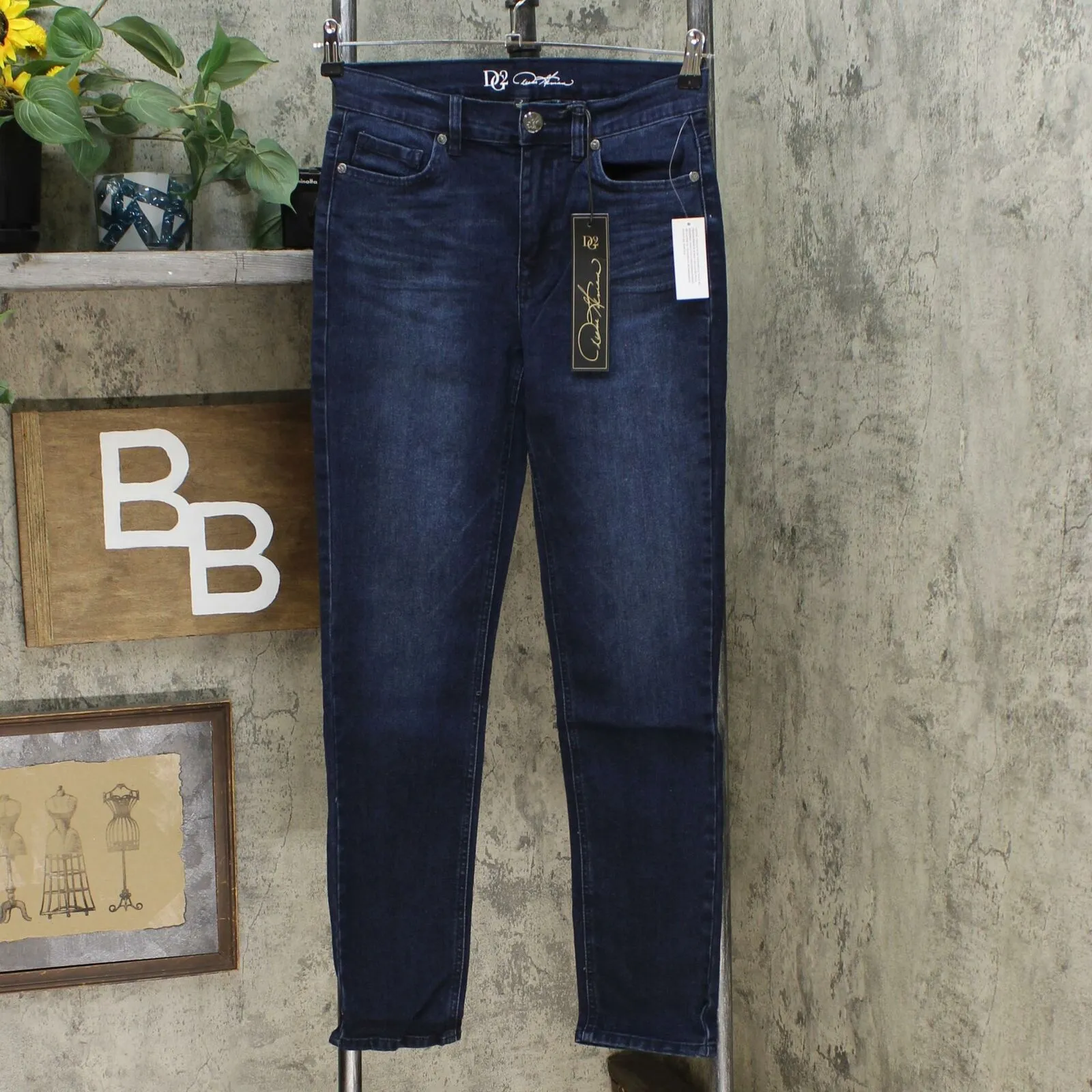 DG2 by Diane Gilman Women's Classic Stretch Skinny Jeans