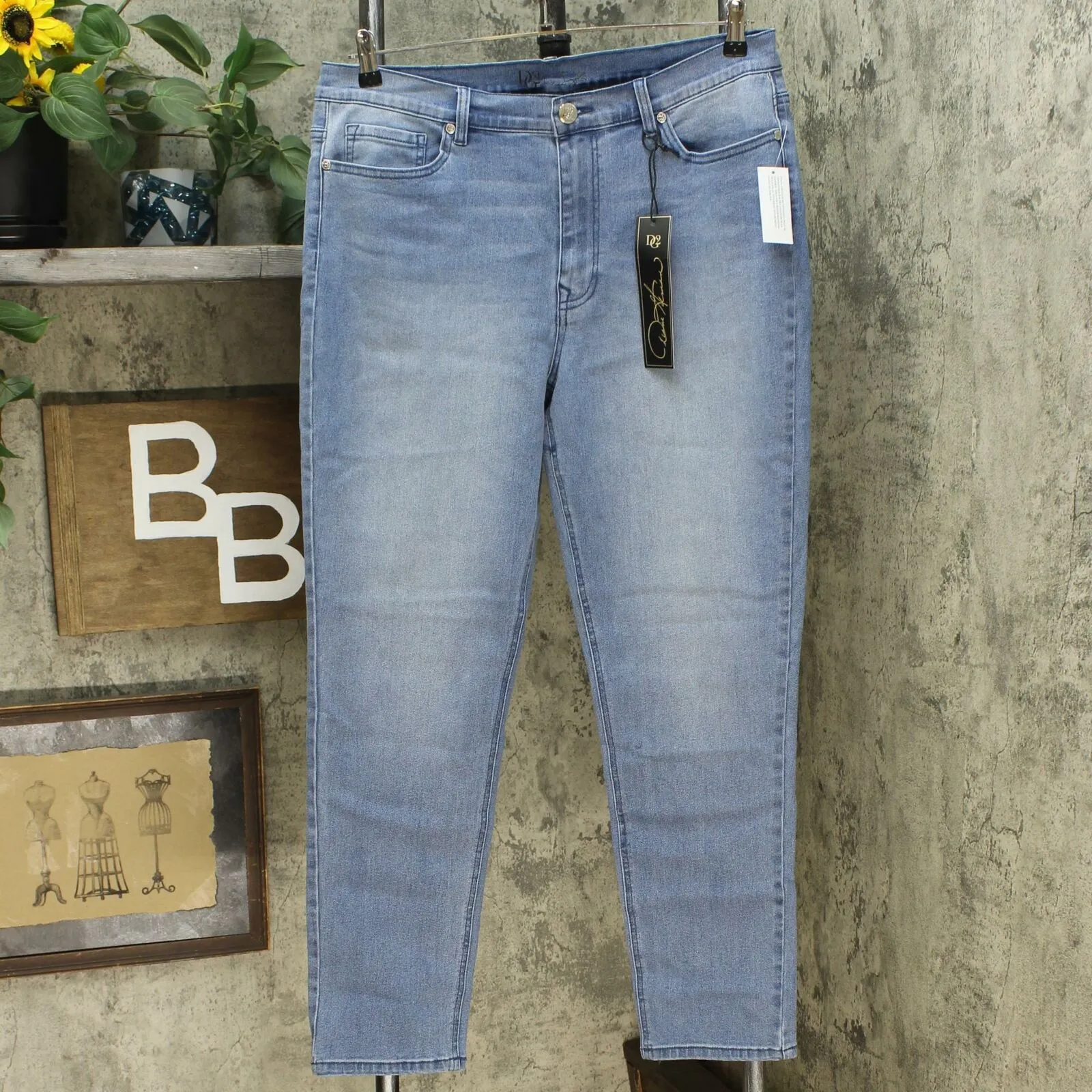 DG2 by Diane Gilman Women's Classic Stretch Skinny Jeans