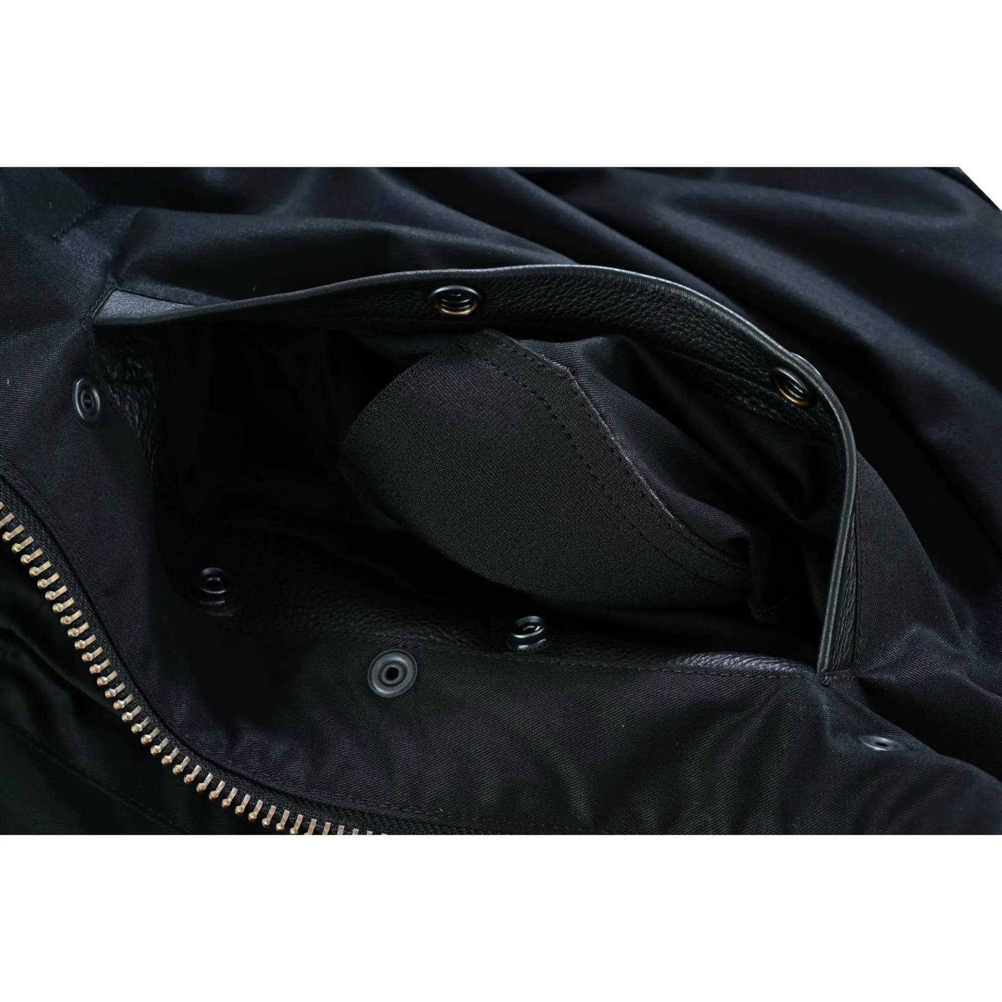 DS Men's Black Leather Motorcycle Vest with Upgraded Style