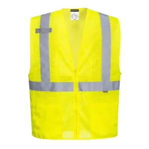 Economy Mesh Zipper Vest