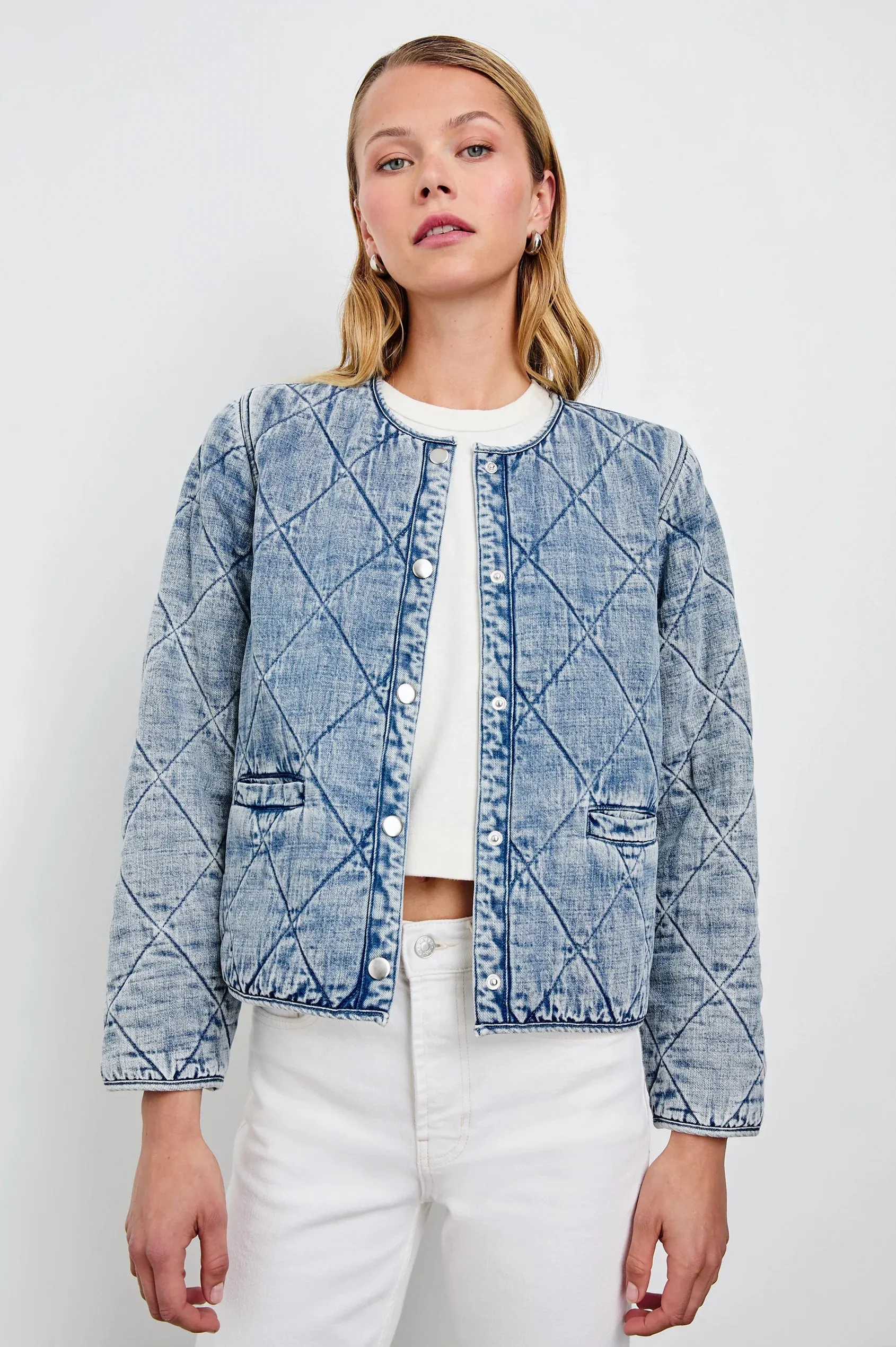 Ency Jacket Mid Blue