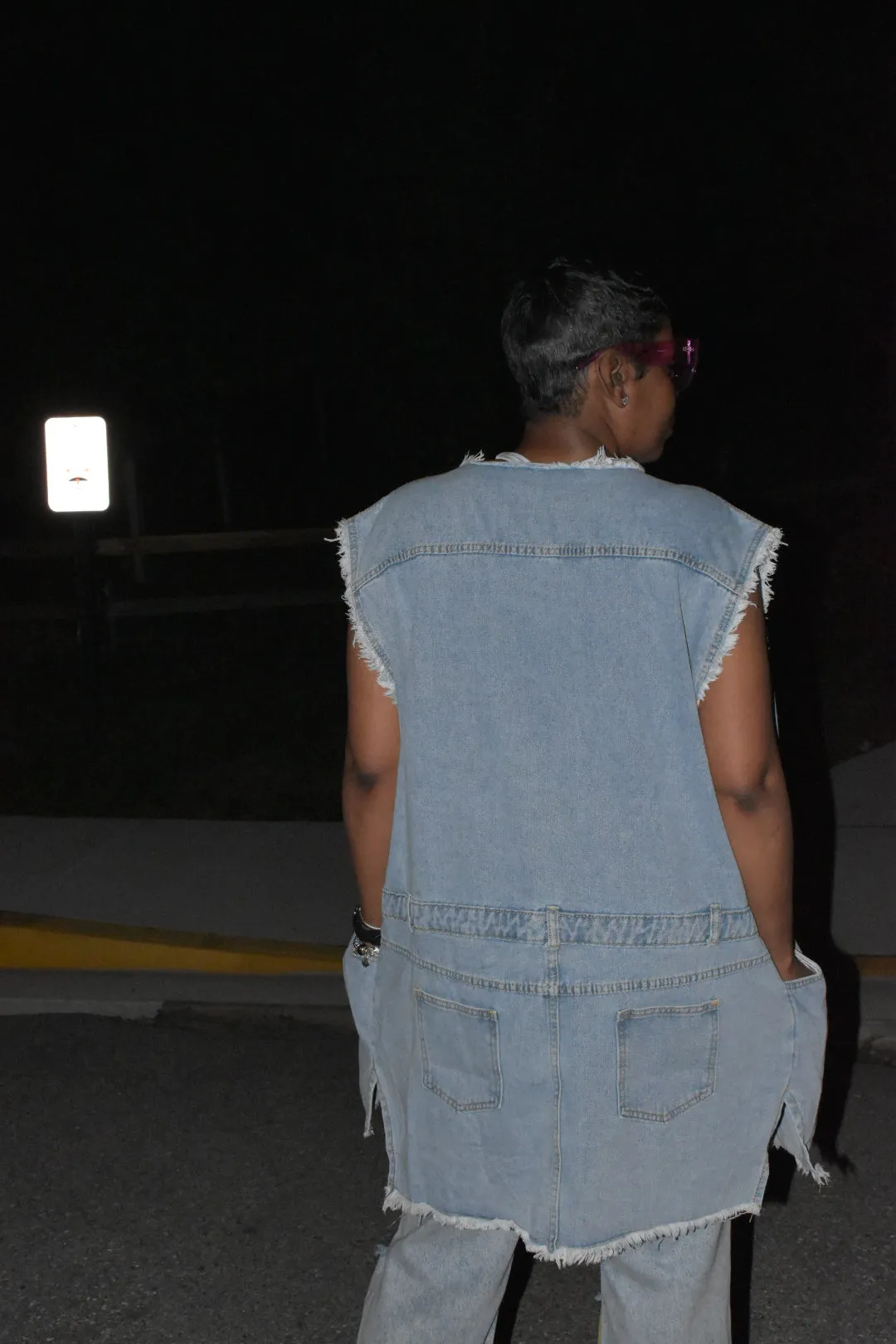 Envy Denim Reconstructed Vest