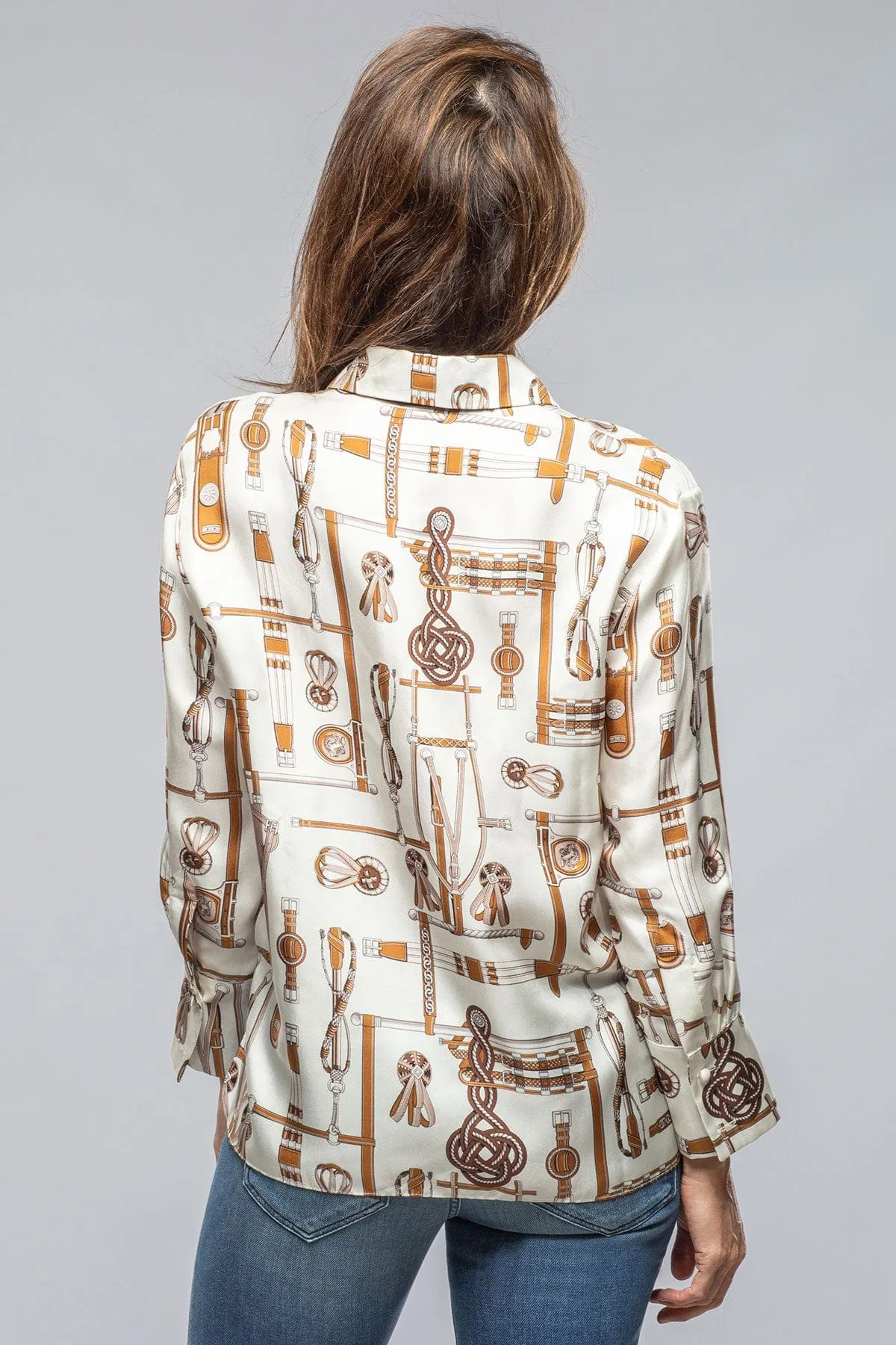 Equestrian Silk Blouse