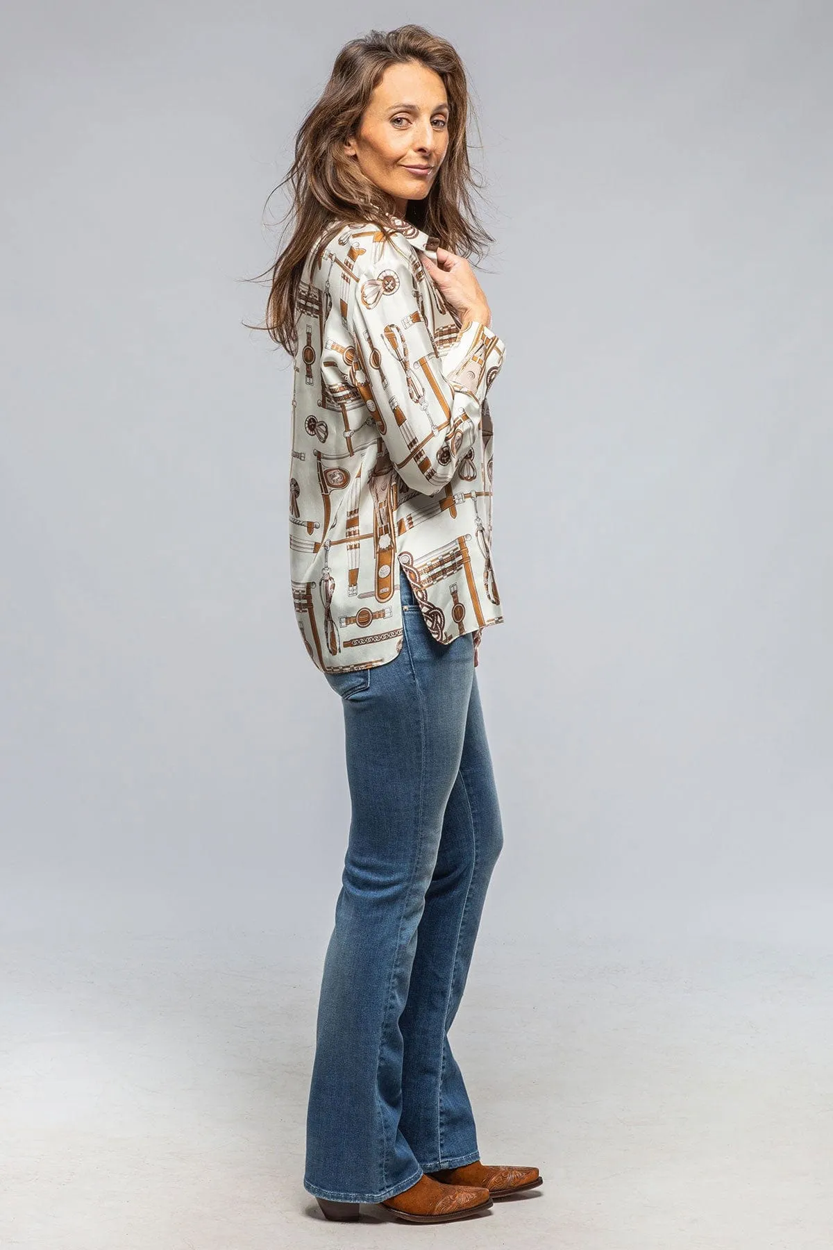 Equestrian Silk Blouse