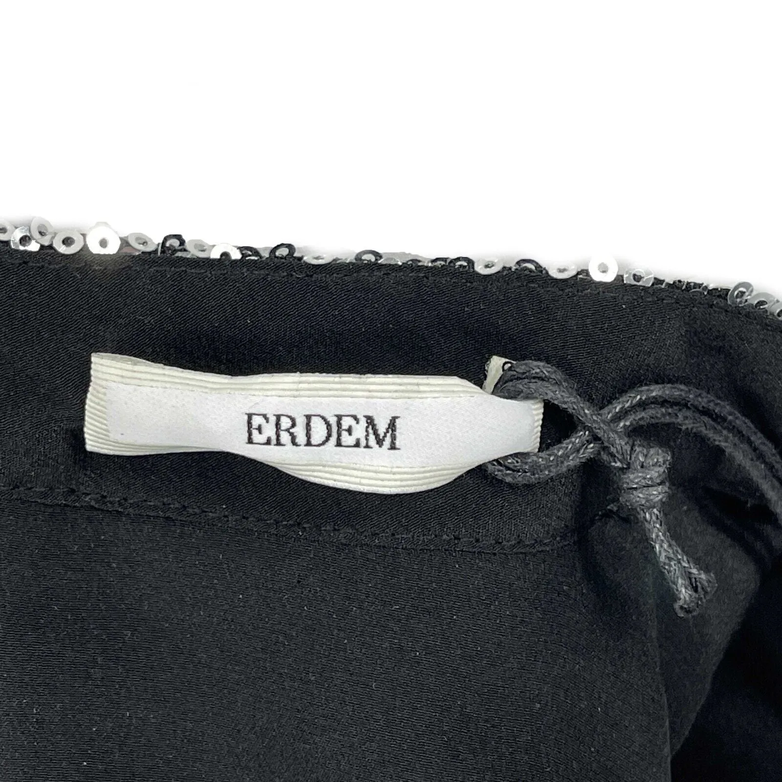 Erdem - New w/ Tags - Tonya Sequin Embellished Long Sleeve - UK 6 US 2 - Top