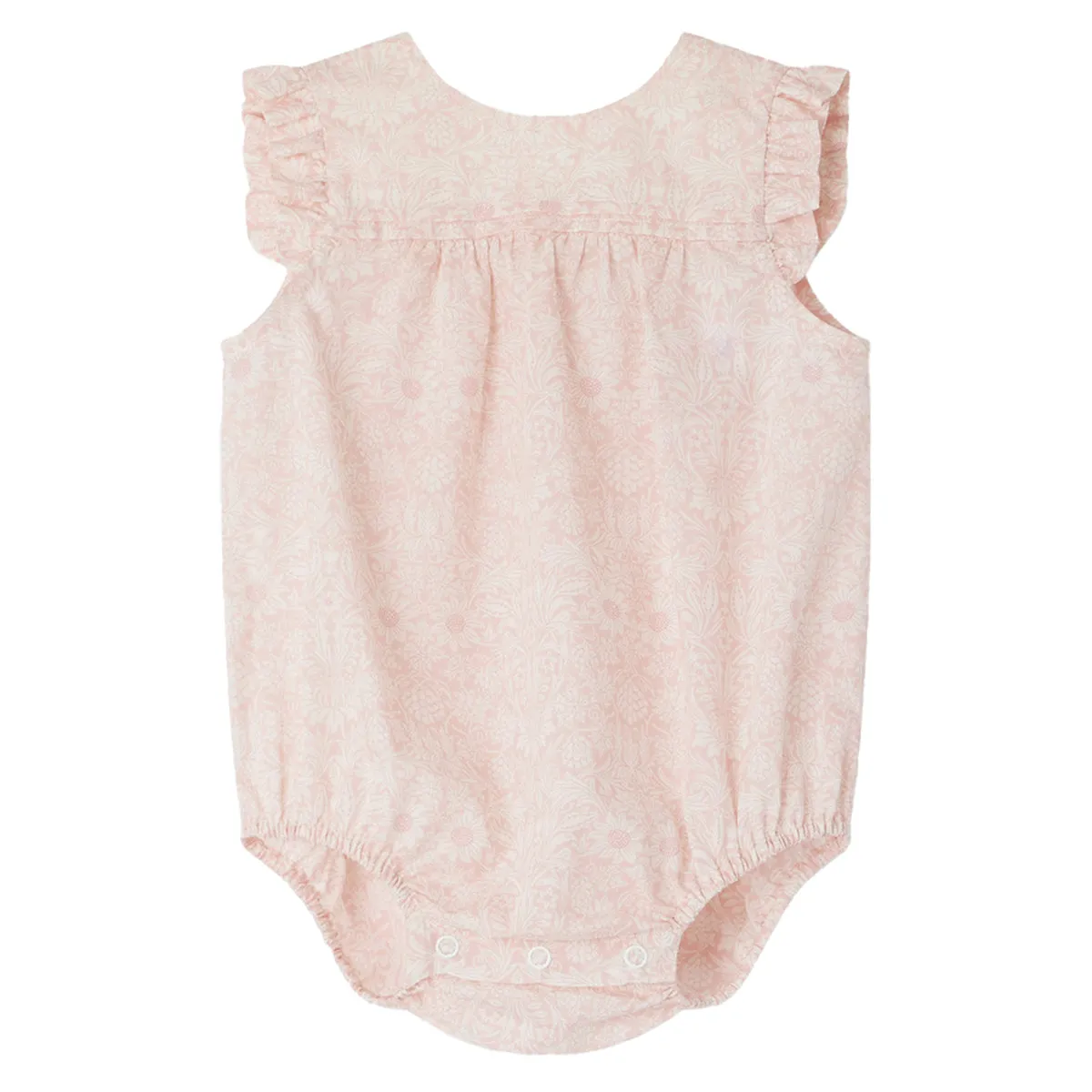 Florentina Pale Pink Floral Romper