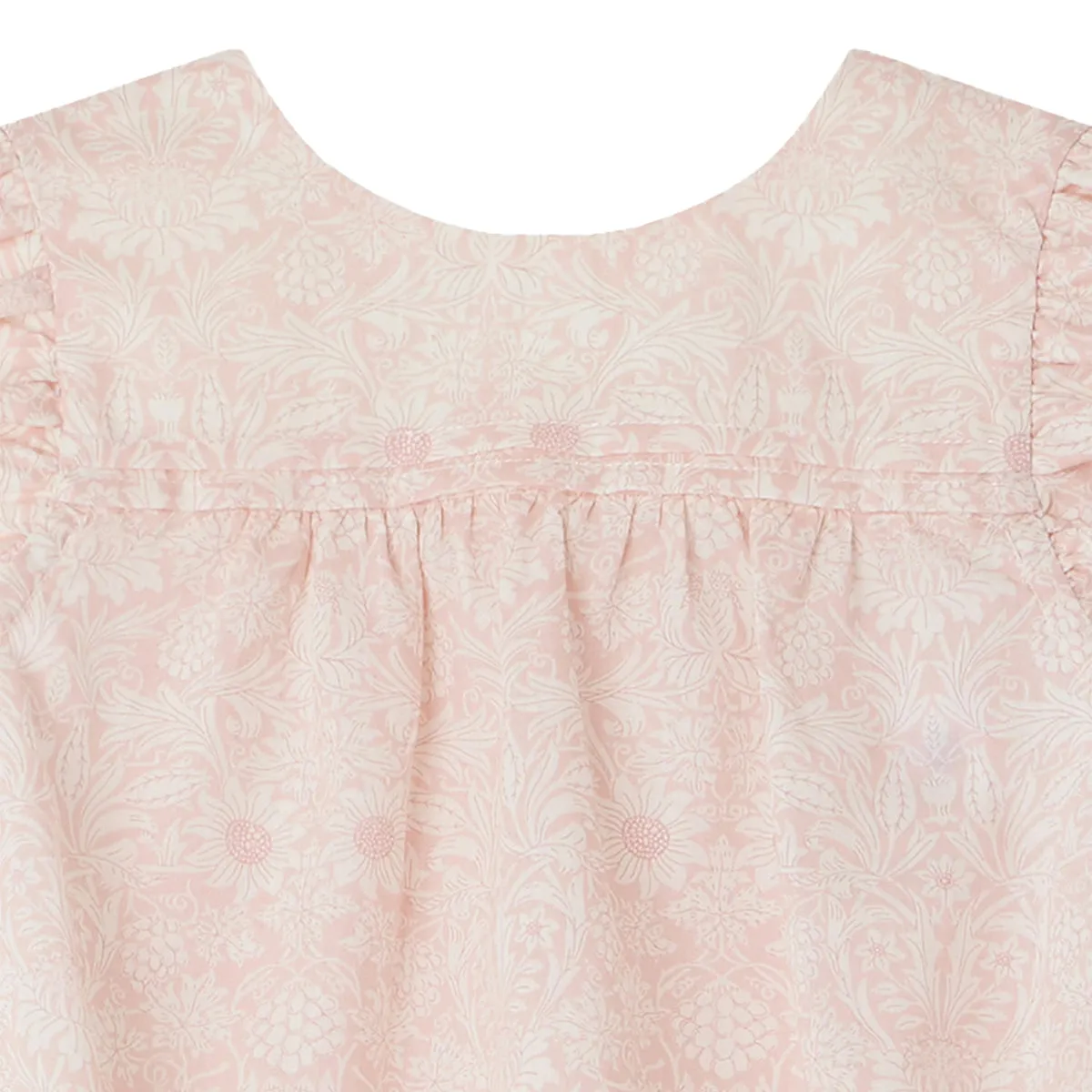 Florentina Pale Pink Floral Romper