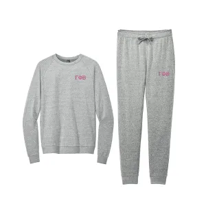 Gamma Phi Beta Tri Fleece Jogger Set