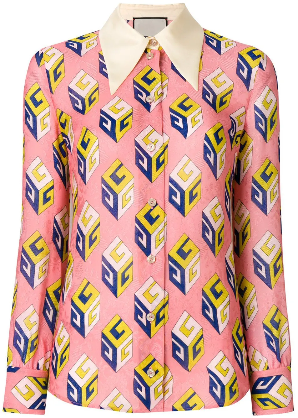 GG Wallpaper Blouse, Pink