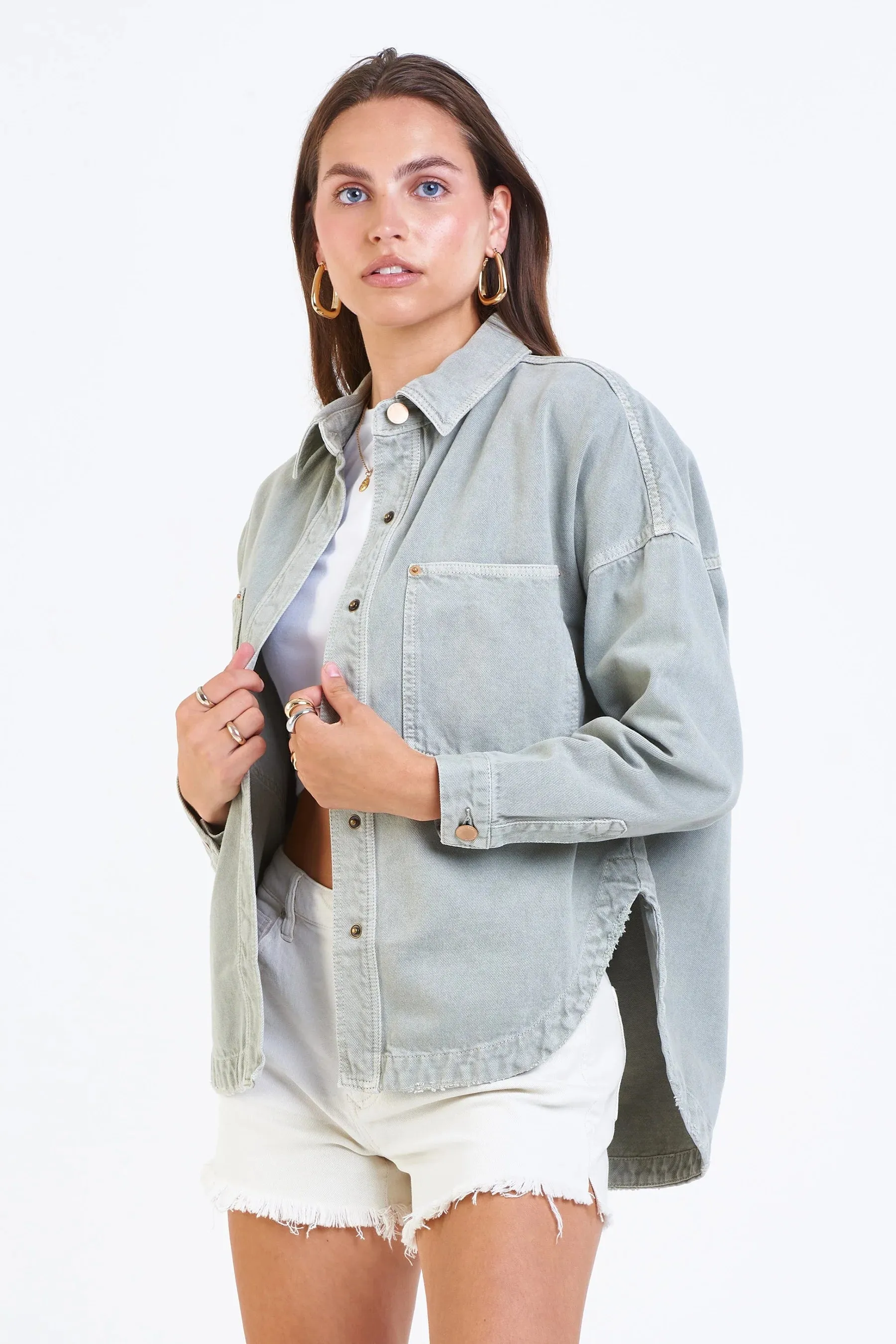 Gina Denim Shirt